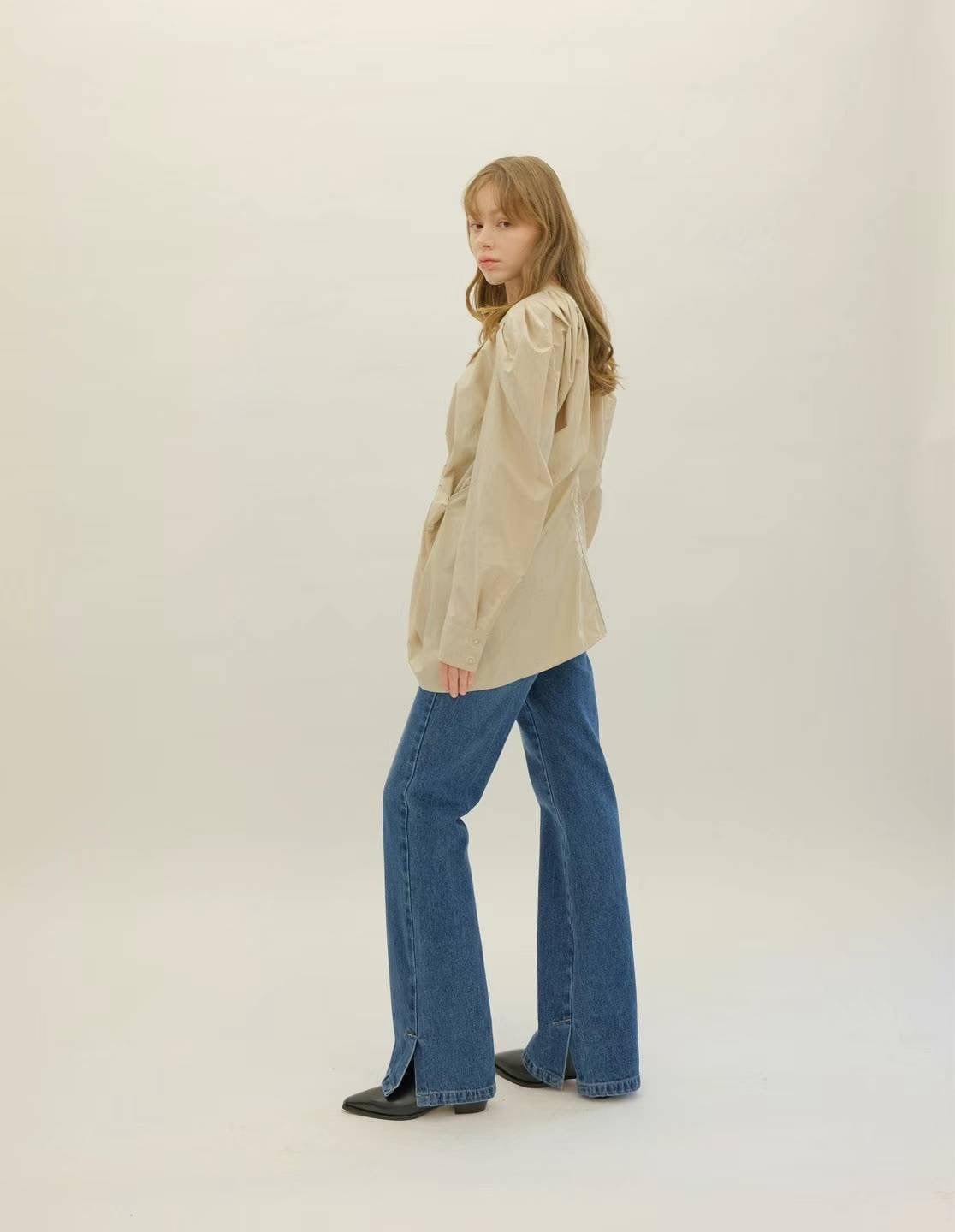 SEOUL COLLECTION PUFFY SLEEVES SHIRT  (قميص) “MOSA”