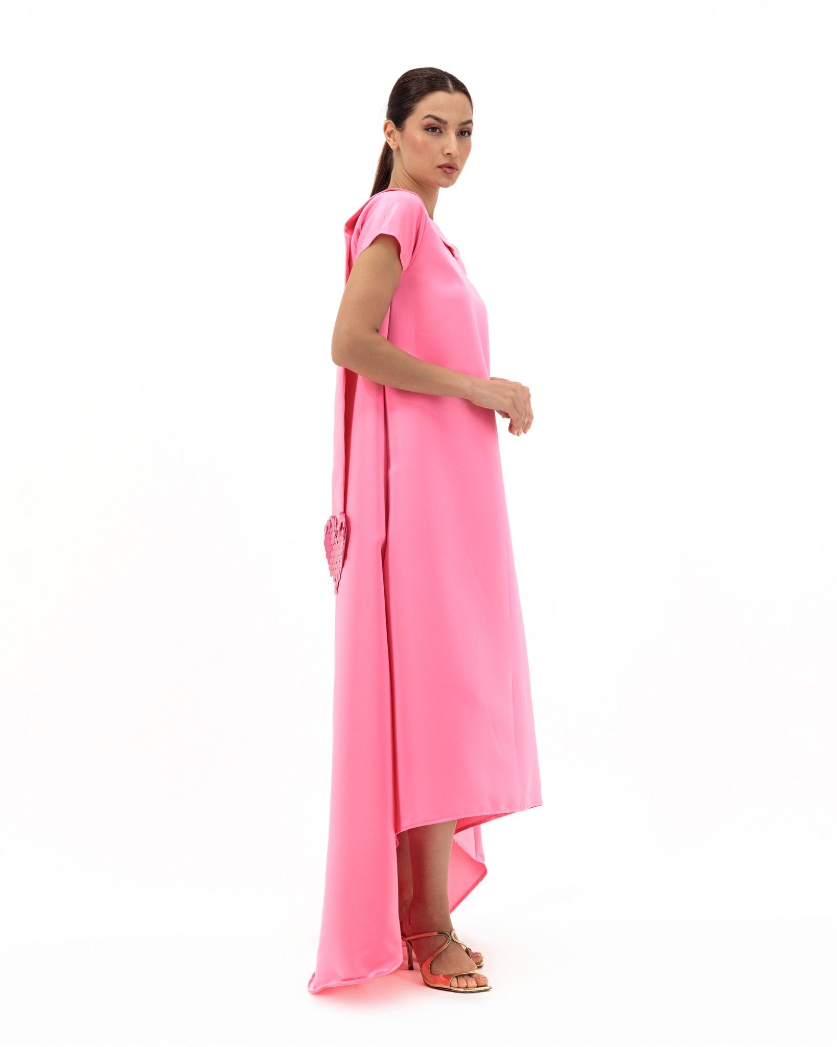 TAIRA MY LADY MIDI MAXI DRESS PINK RJC4116