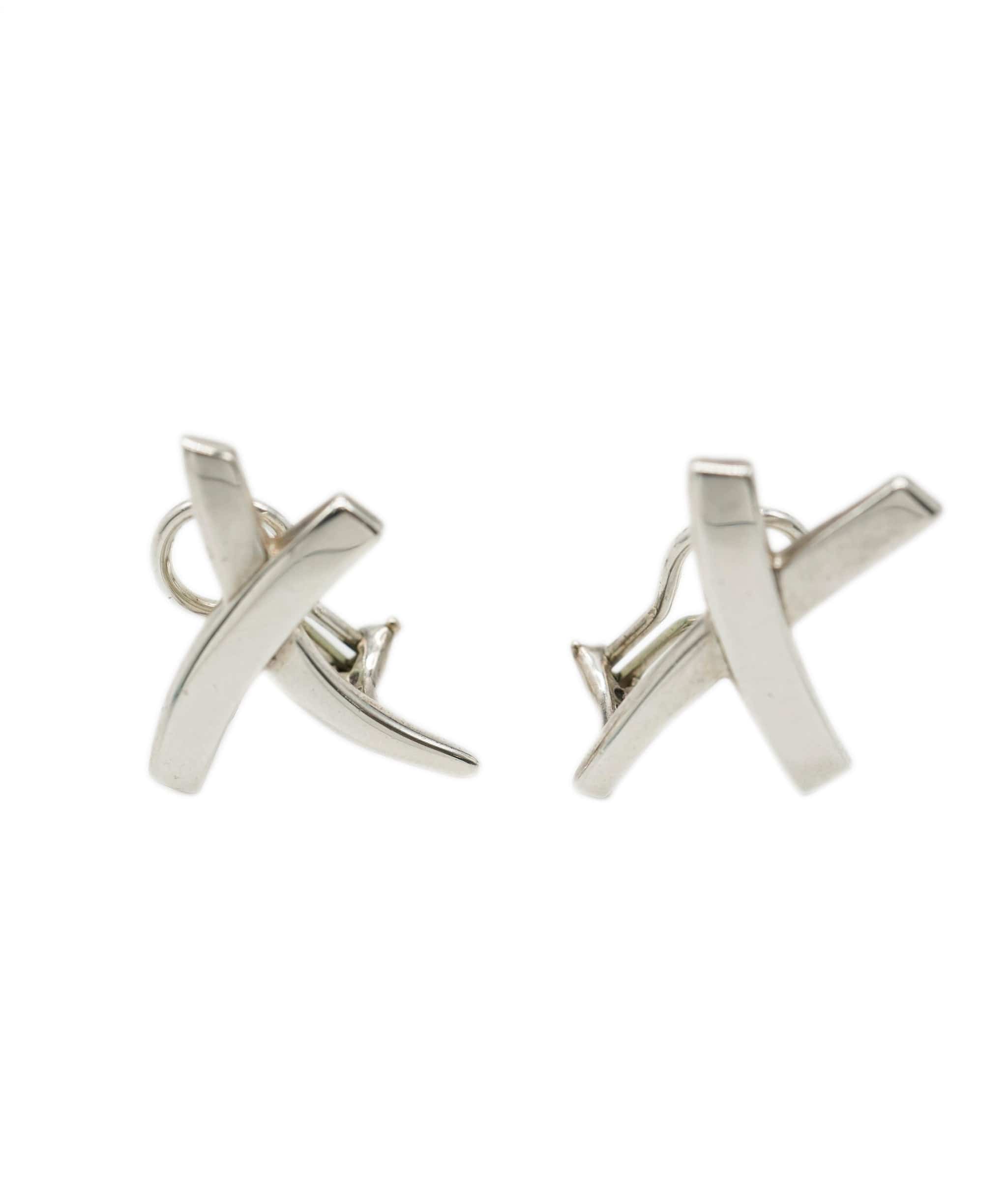 Tiffany Tiffany & Co. Paloma Picasso Large Graffiti silver earrings - AJC0278