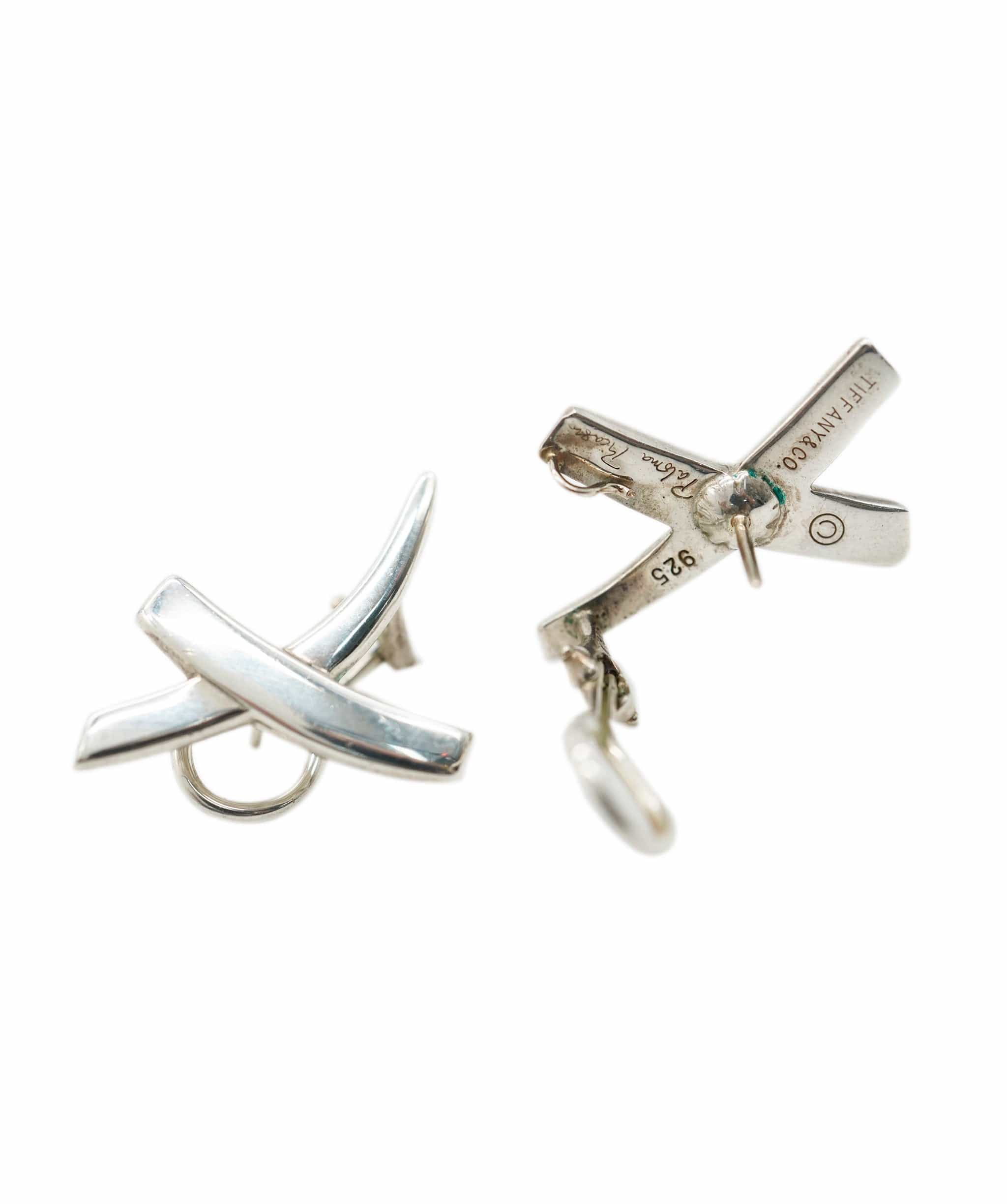 Tiffany Tiffany & Co. Paloma Picasso Large Graffiti silver earrings - AJC0278