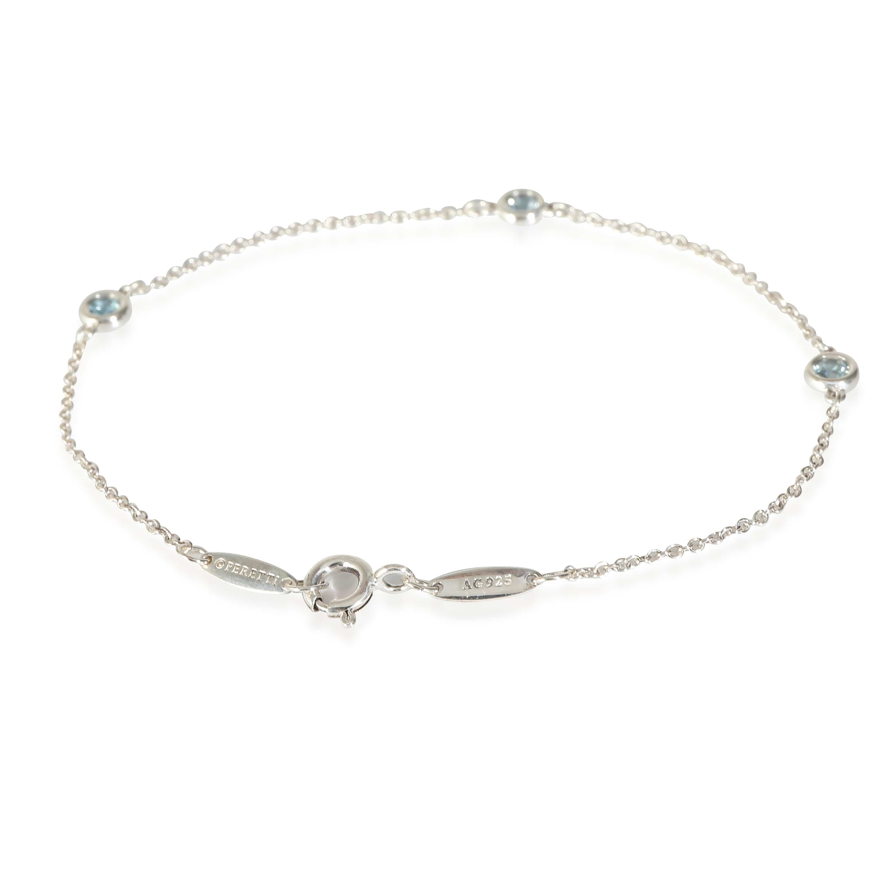 Tiffany & Co. Tiffany & Co. Elsa Peretti Color by the Yard  Bracelet in  Sterling Silver