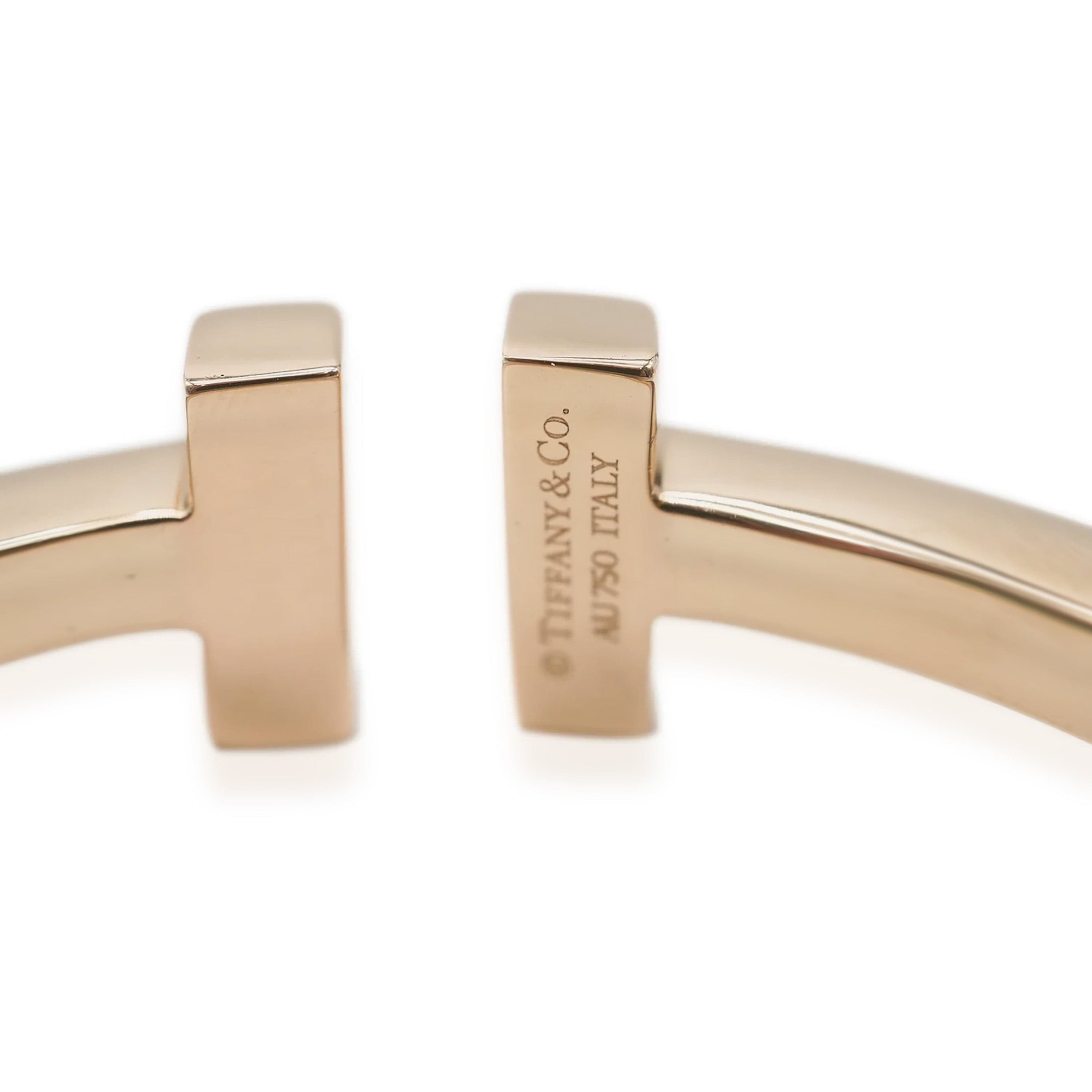 Tiffany & Co. Tiffany & Co. Tiffany T Bracelet in 18KT Rose Gold