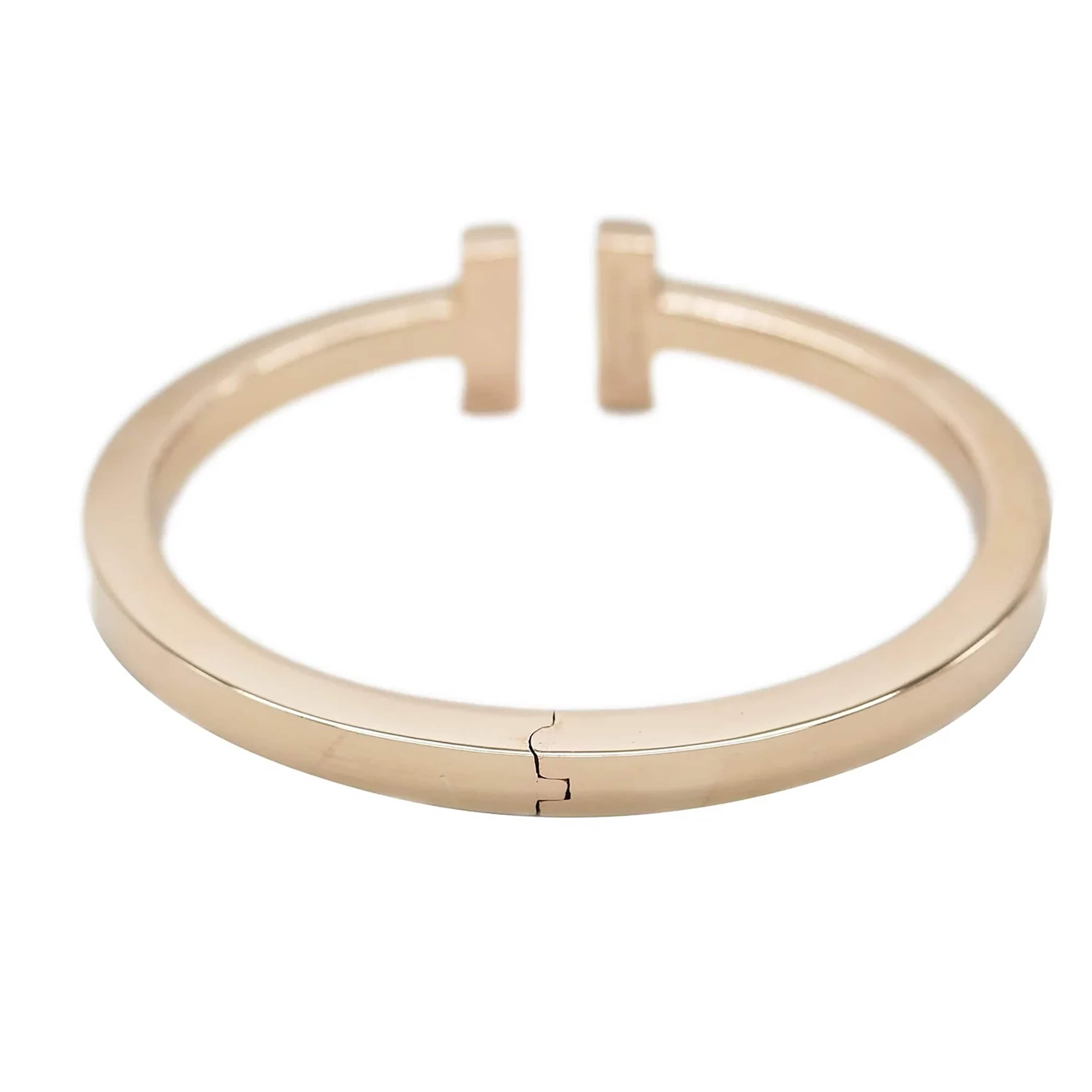 Tiffany & Co. Tiffany & Co. Tiffany T Bracelet in 18KT Rose Gold