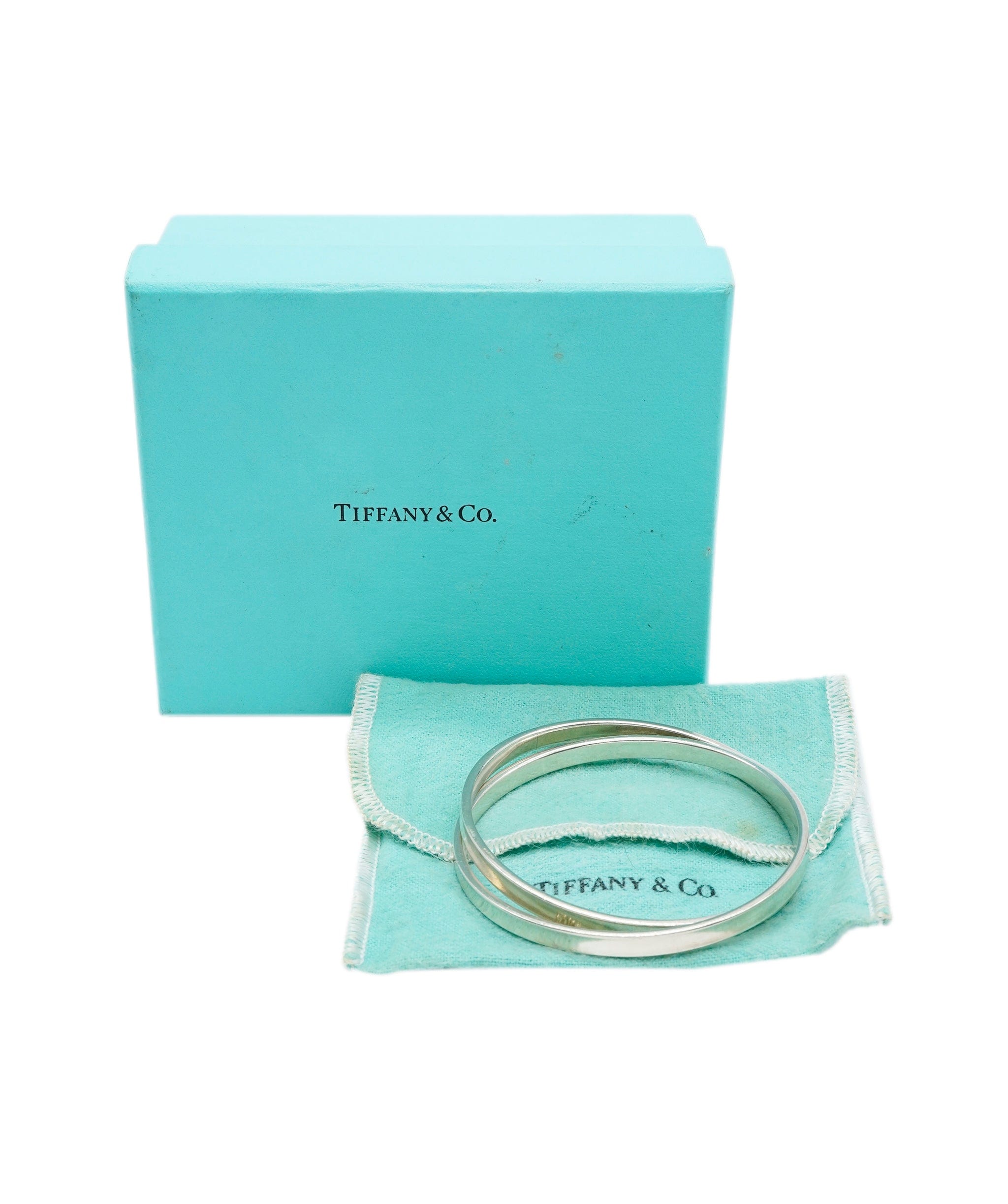 Tiffany & Co. Sterling Silver Tiffany & Co. 1837 Interlocking Bracelet ABC0882