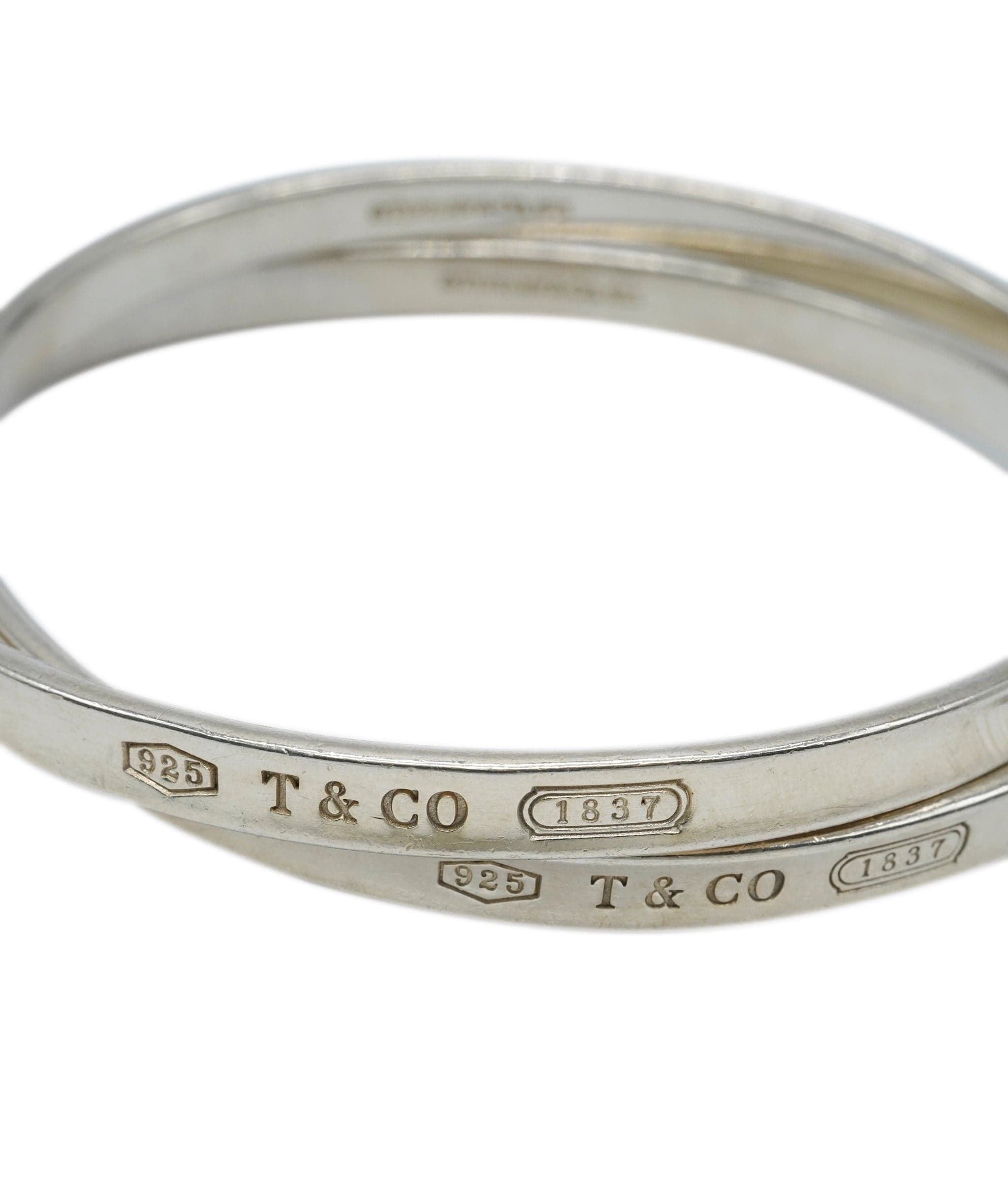 Tiffany & Co. Sterling Silver Tiffany & Co. 1837 Interlocking Bracelet ABC0882