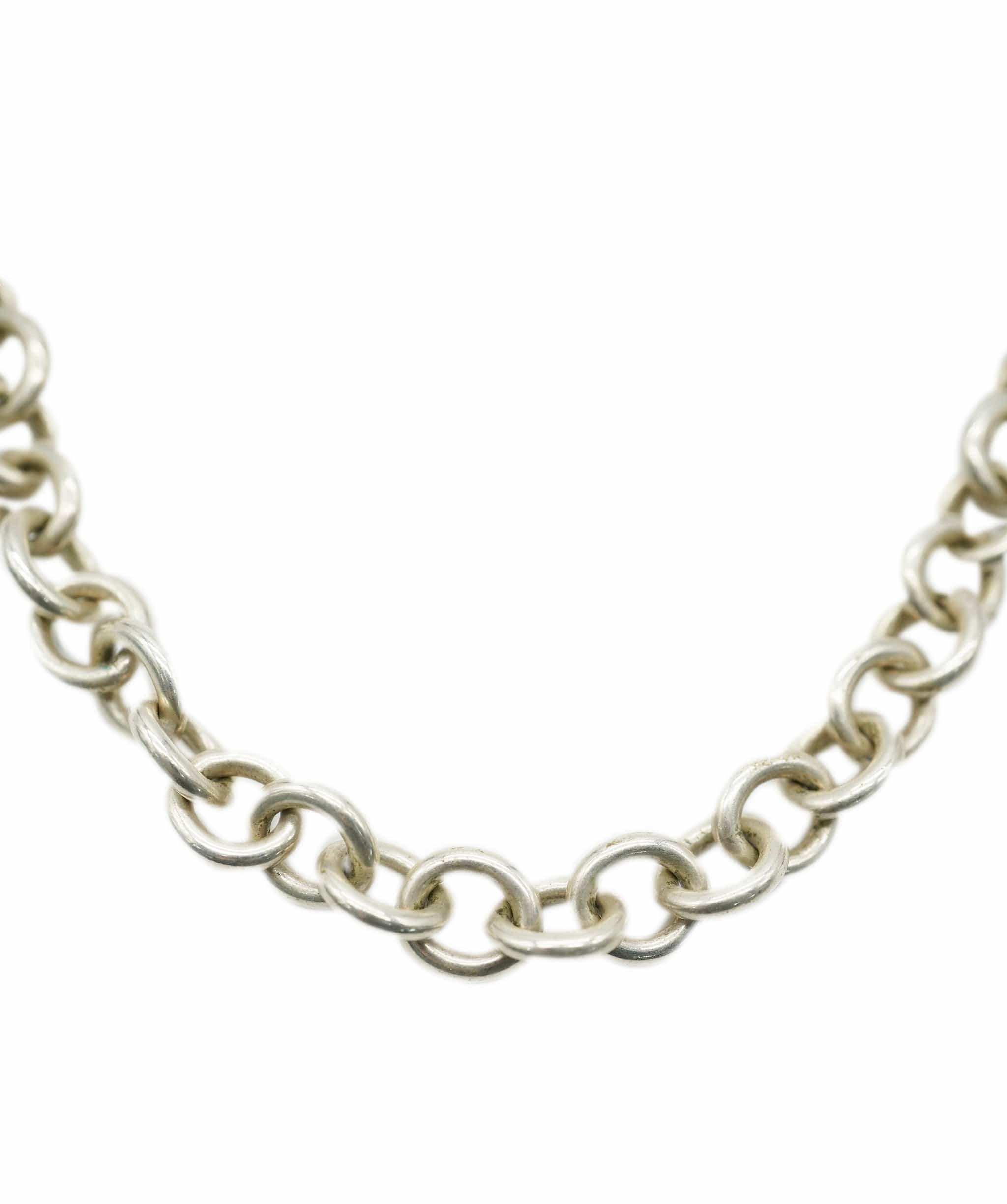 Tiffany & Co. Sterling Silver Tiffany & Co. Return To Tiffany Necklace With Toggle Clasp ABC0719