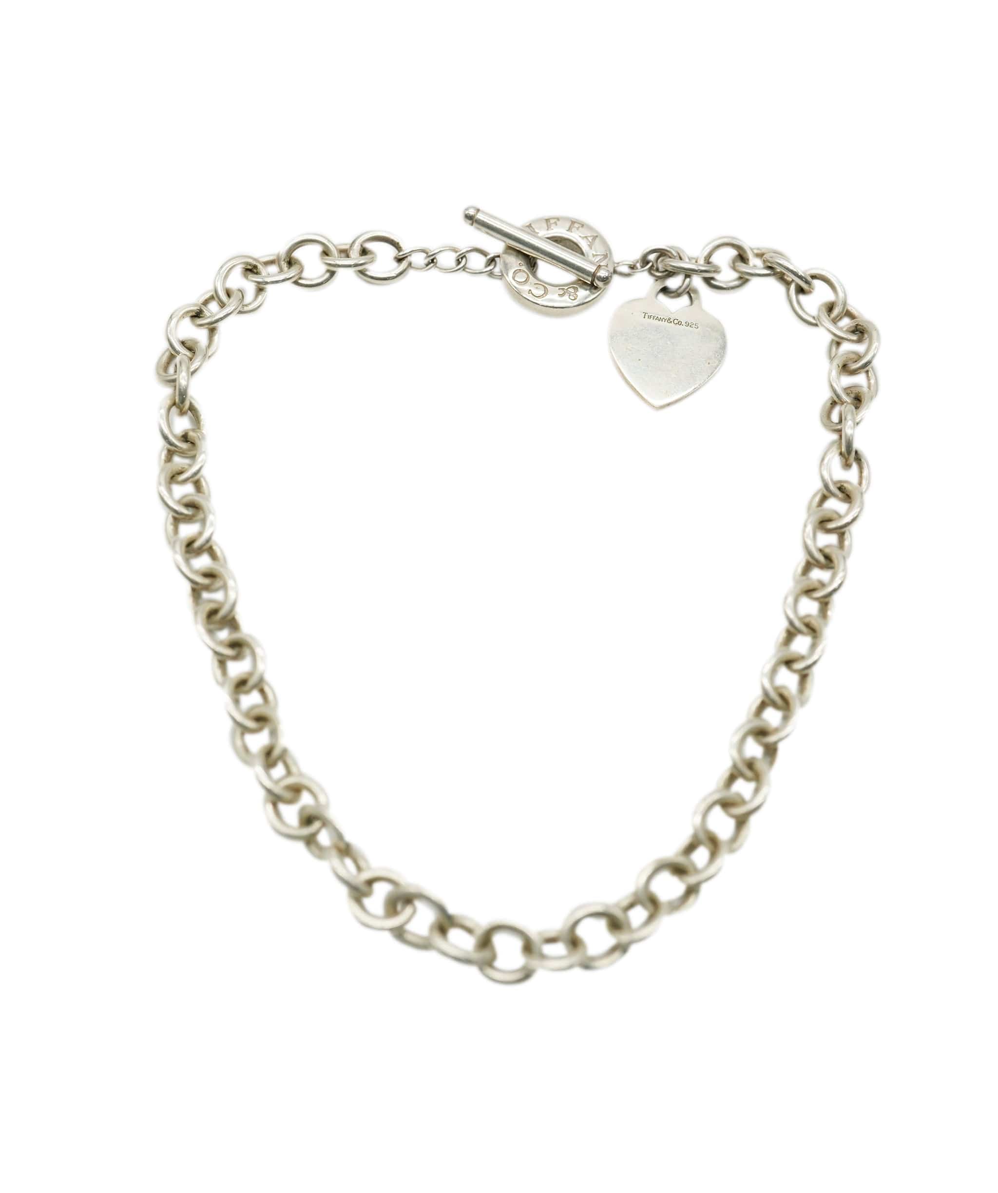 Tiffany & Co. Sterling Silver Tiffany & Co. Return To Tiffany Necklace With Toggle Clasp ABC0719