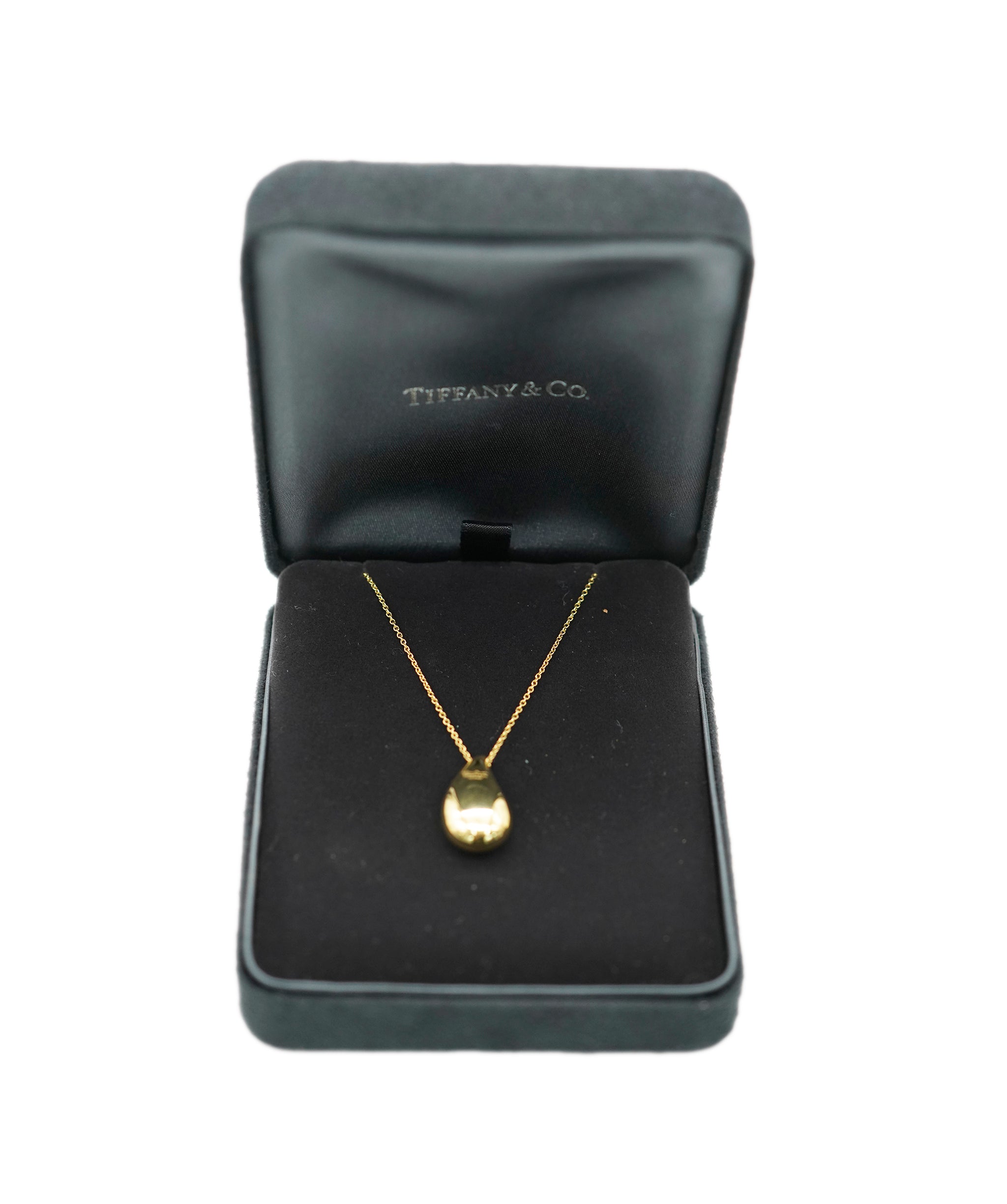 Tiffany & Co. Tiffany and co Yellow Gold teardrop necklace 22  AVC2124