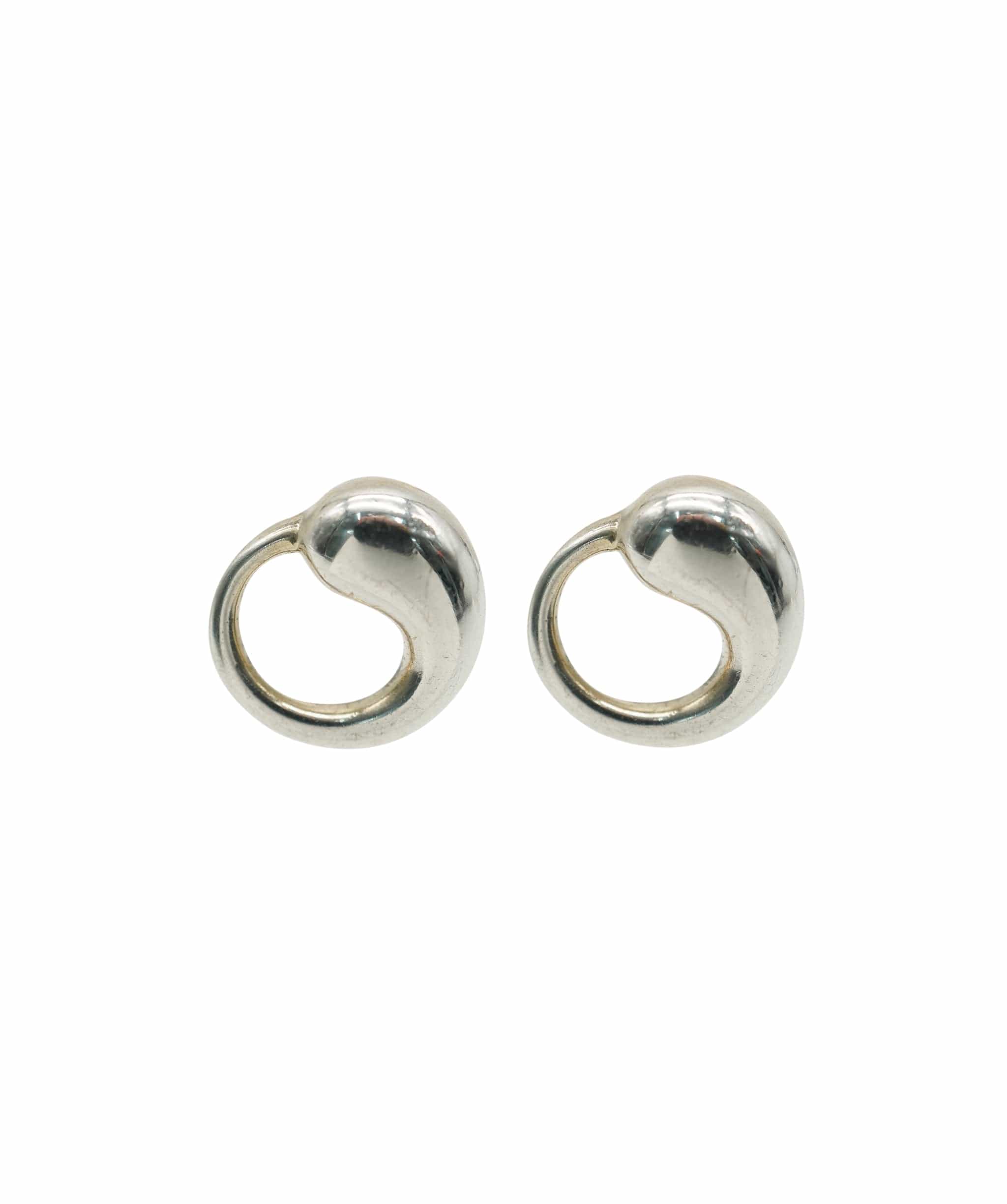 Tiffany & Co. Tiffany & Co. Elsa Peretti Eternal Circle Sterling Silver Stud Earring ABC0758