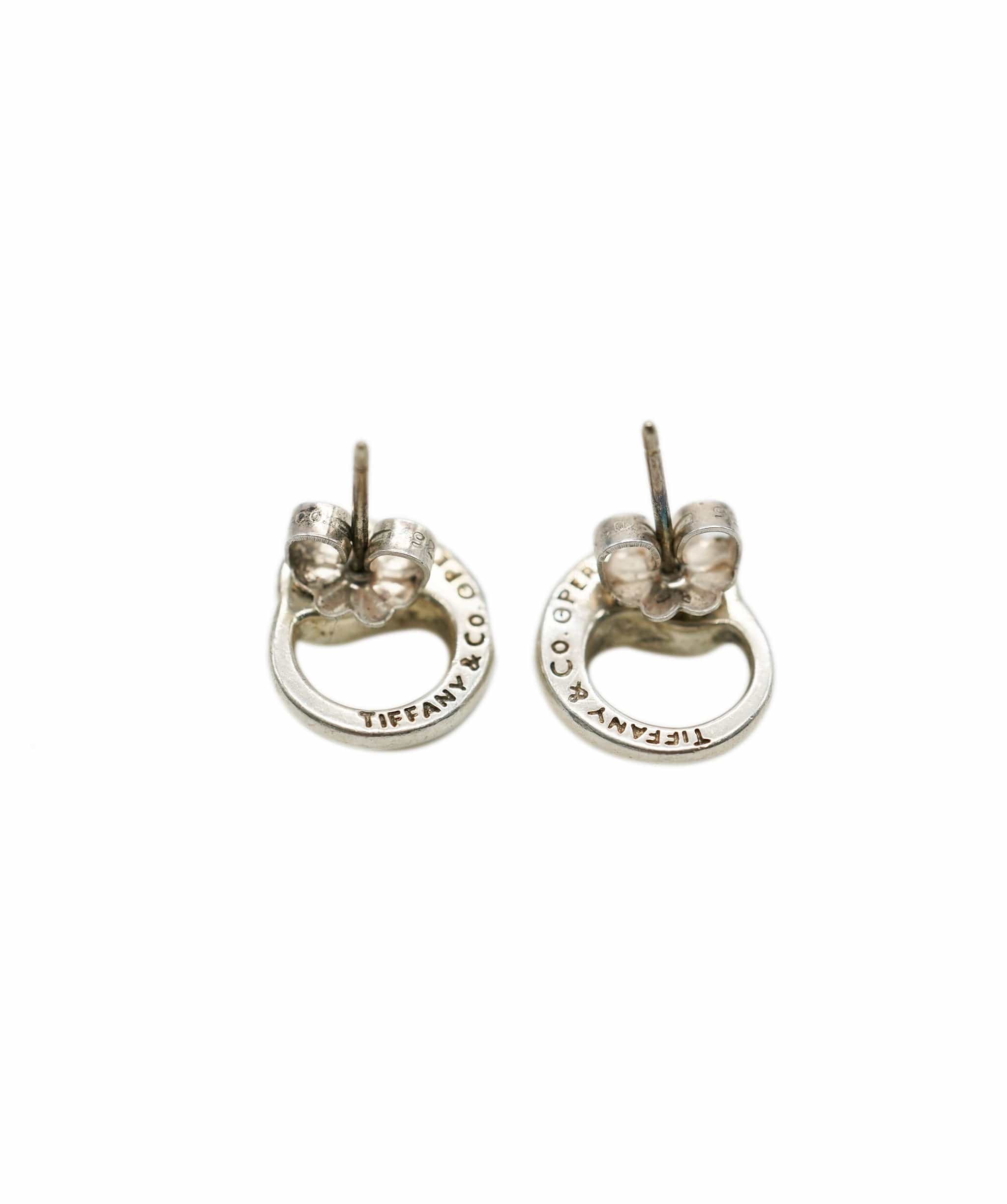 Tiffany & Co. Tiffany & Co. Elsa Peretti Eternal Circle Sterling Silver Stud Earring ABC0758