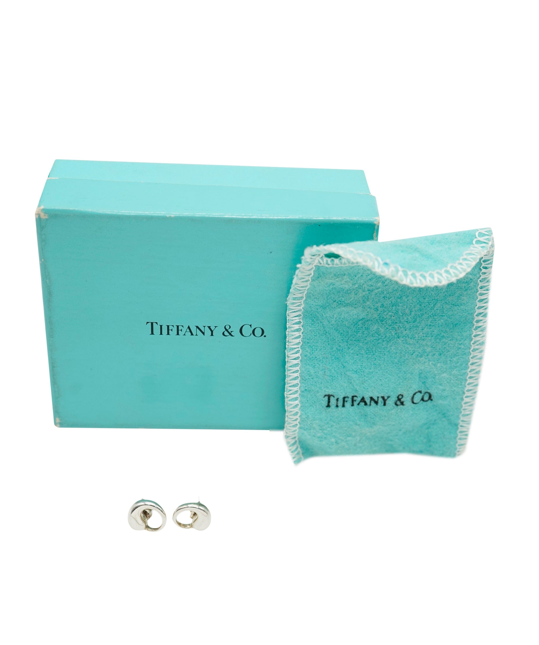 Tiffany & Co. Tiffany & Co. Elsa Peretti Eternal Circle Sterling Silver Stud Earring ABC0758