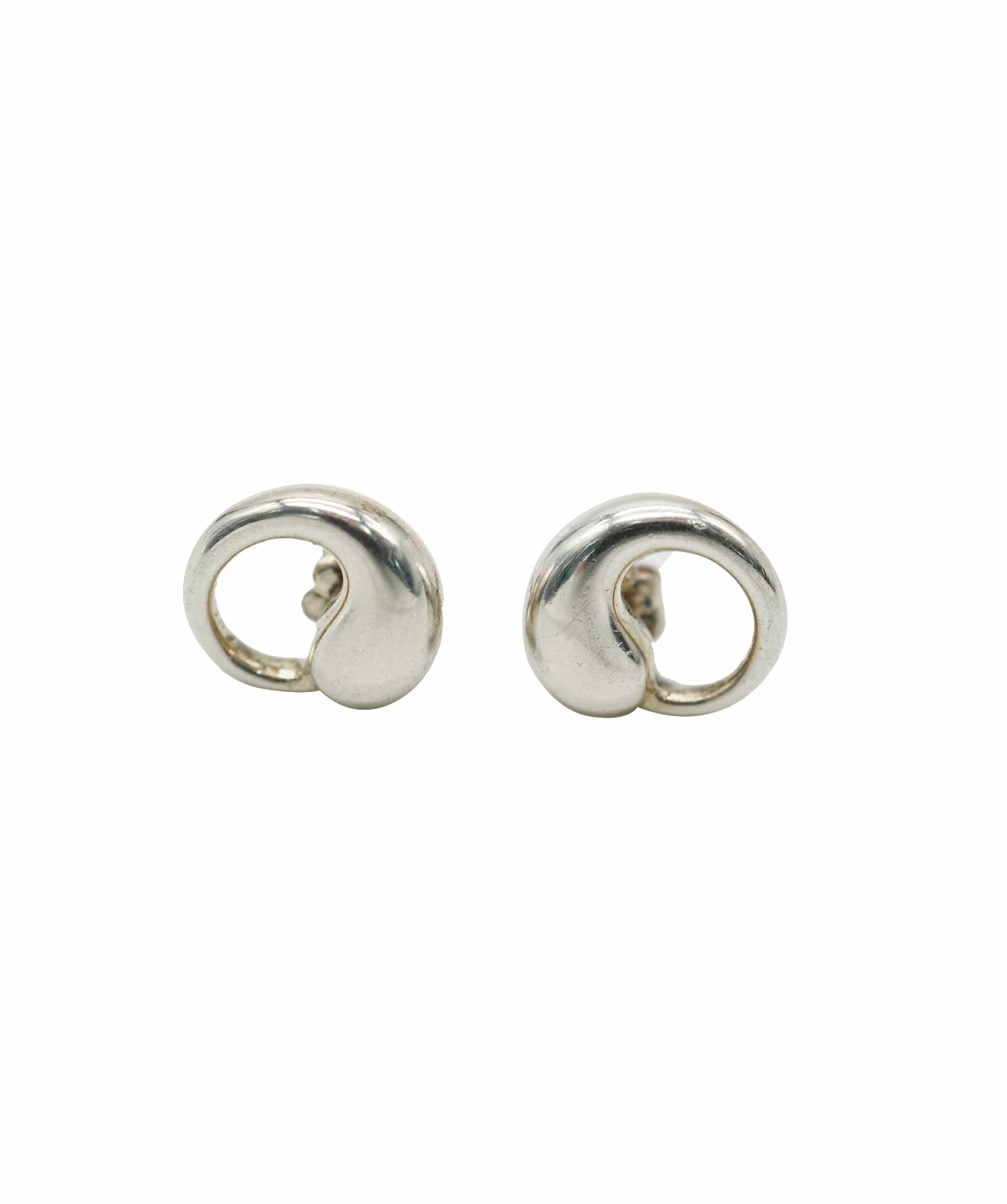 Tiffany & Co. Tiffany & Co. Elsa Peretti Eternal Circle Sterling Silver Stud Earring ABC0758