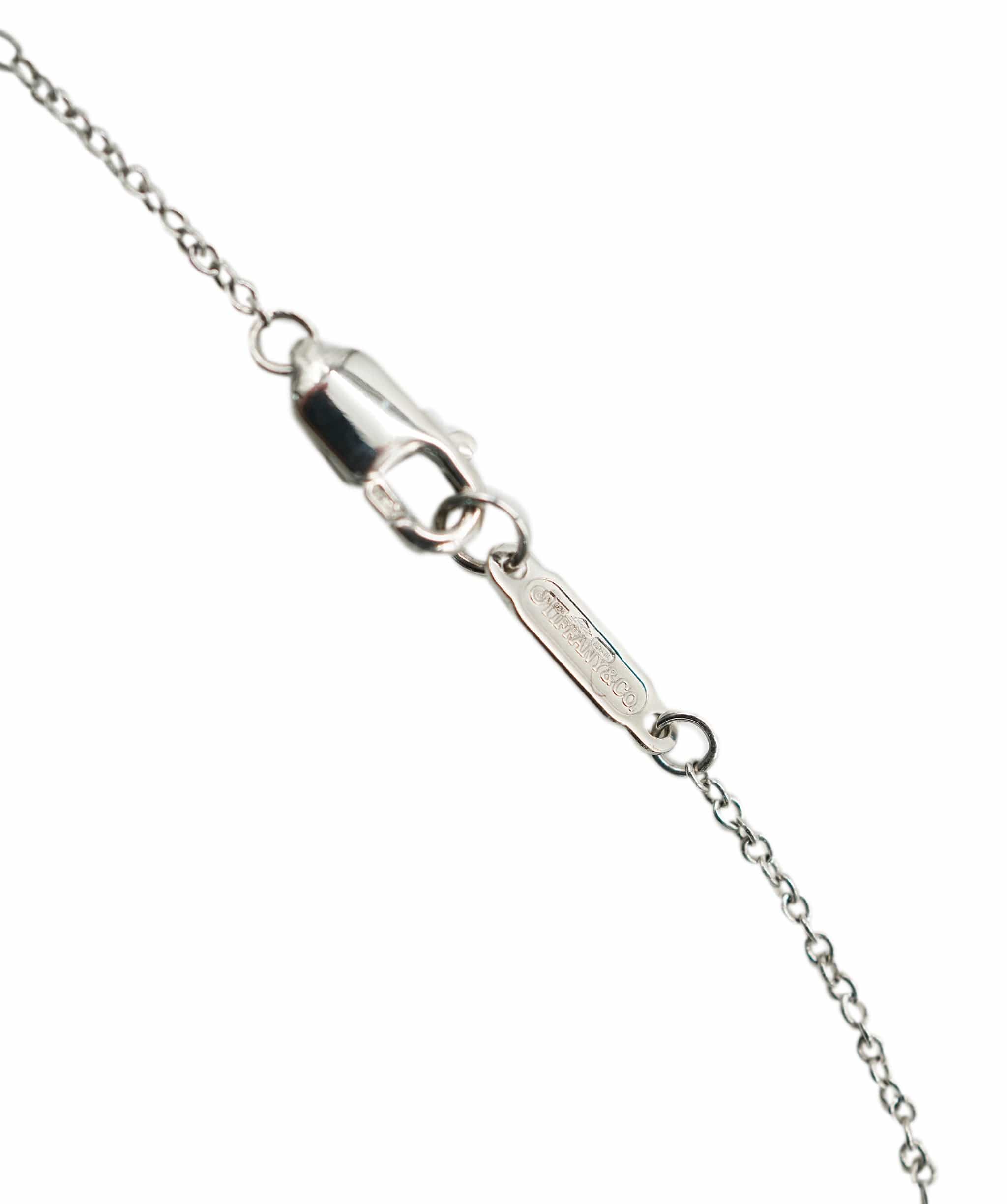 Tiffany & Co. Tiffany & Co. Soleste Pear Diamond Platinum Pendant Necklace ABC0753