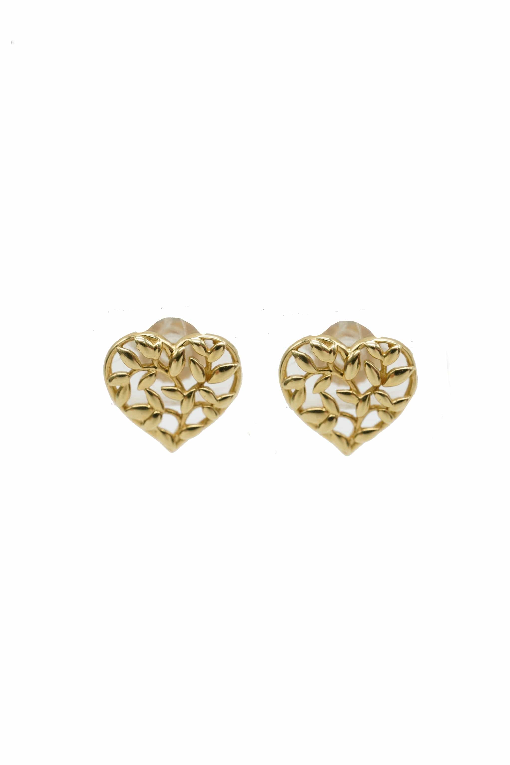 Tiffany & Co. Tiffany Elsa Perreti 18K Gold Heart Earrings REC1695