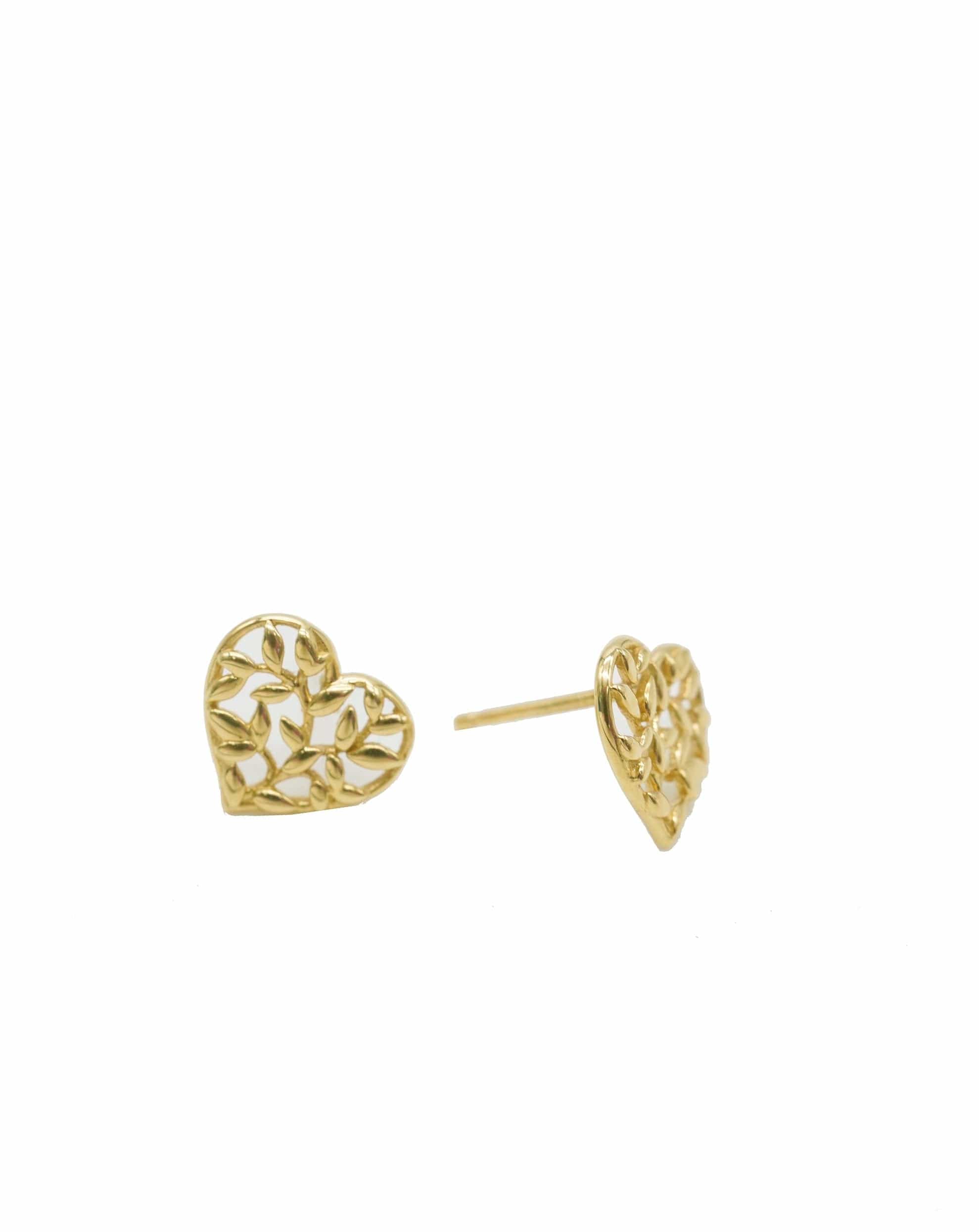 Tiffany & Co. Tiffany Elsa Perreti 18K Gold Heart Earrings REC1695