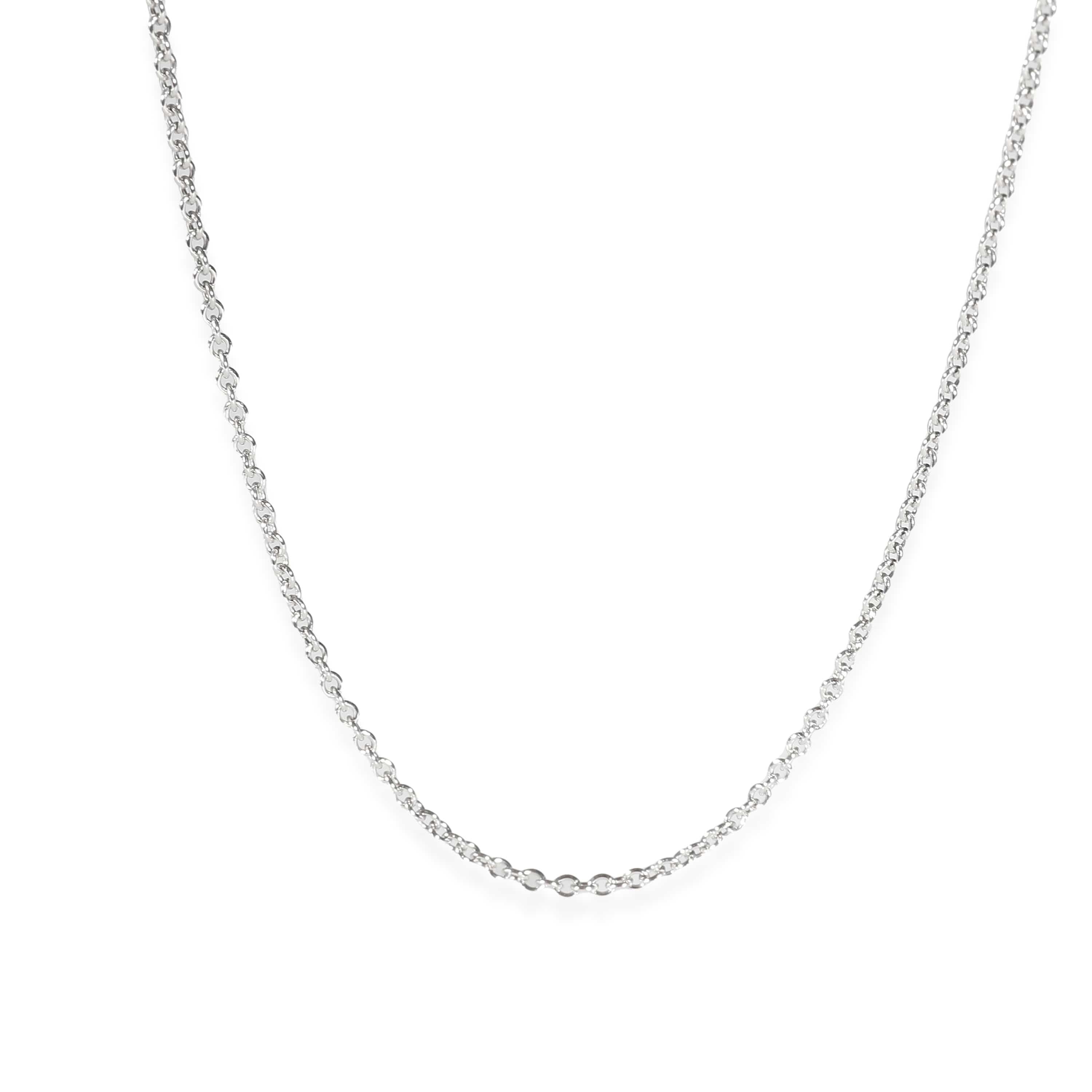 Tiffany & Co. Cable Chain in 18k White Gold