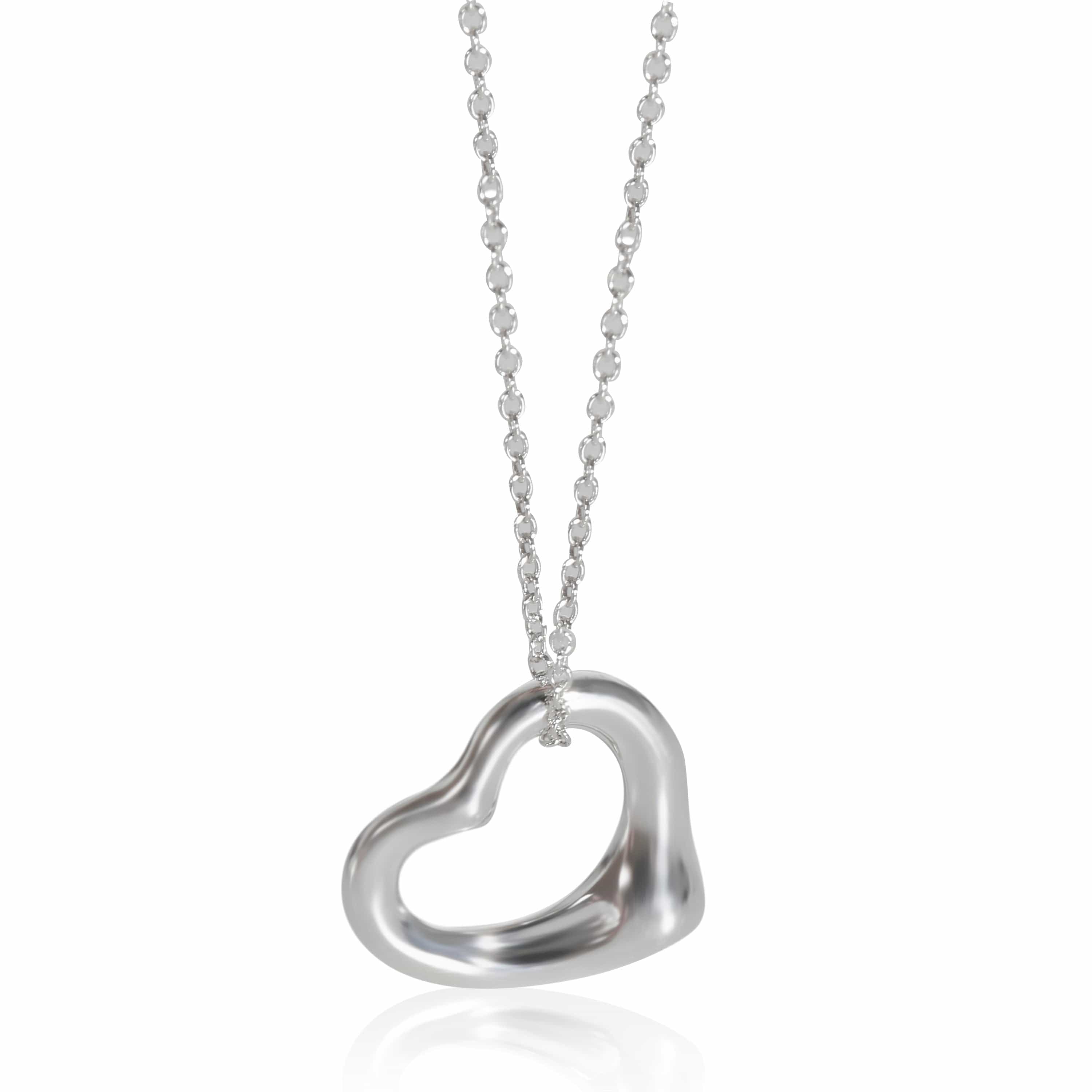 Tiffany & Co. Elsa Peretti Open Heart Pendant in Sterling Silver