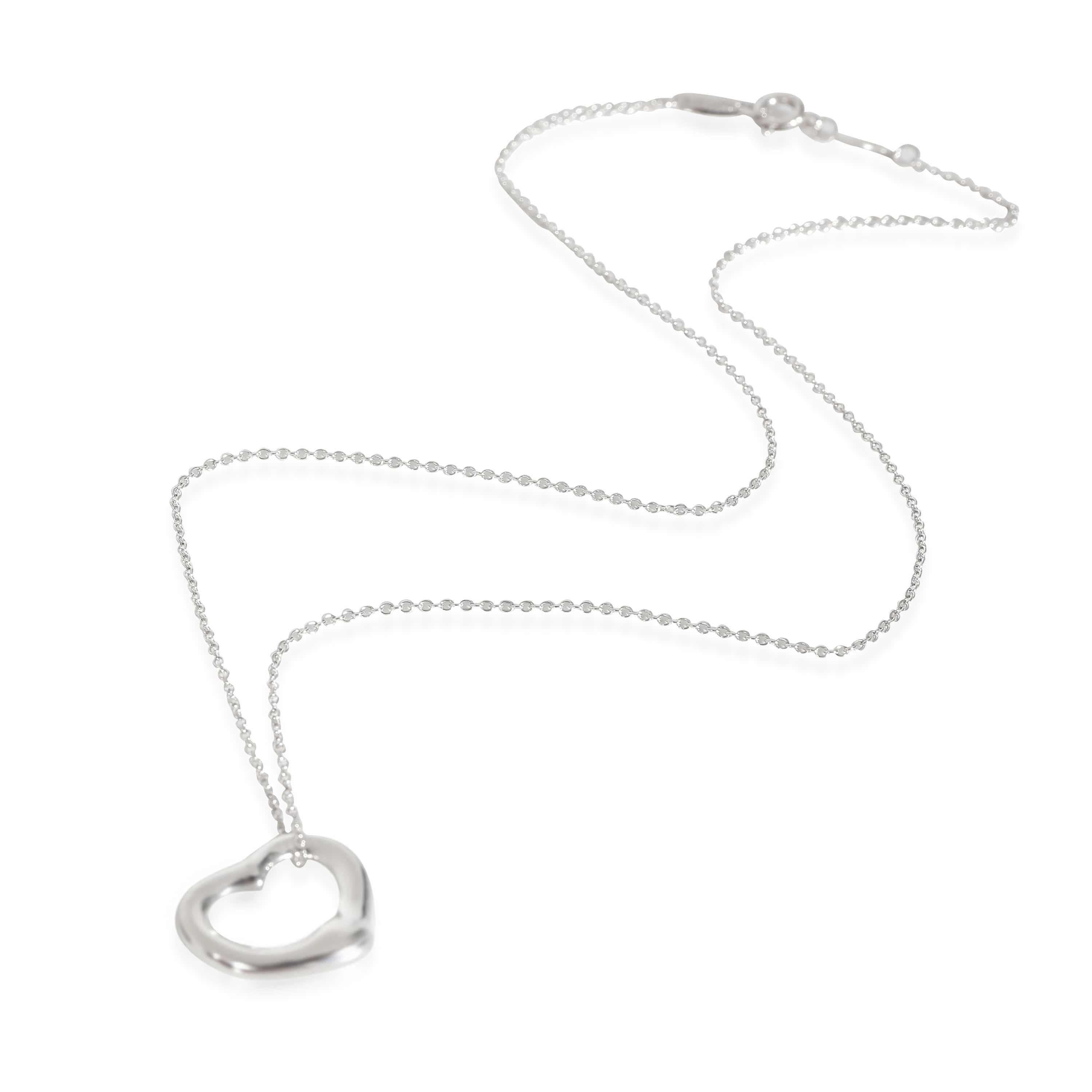 Tiffany & Co. Elsa Peretti Open Heart Pendant in Sterling Silver