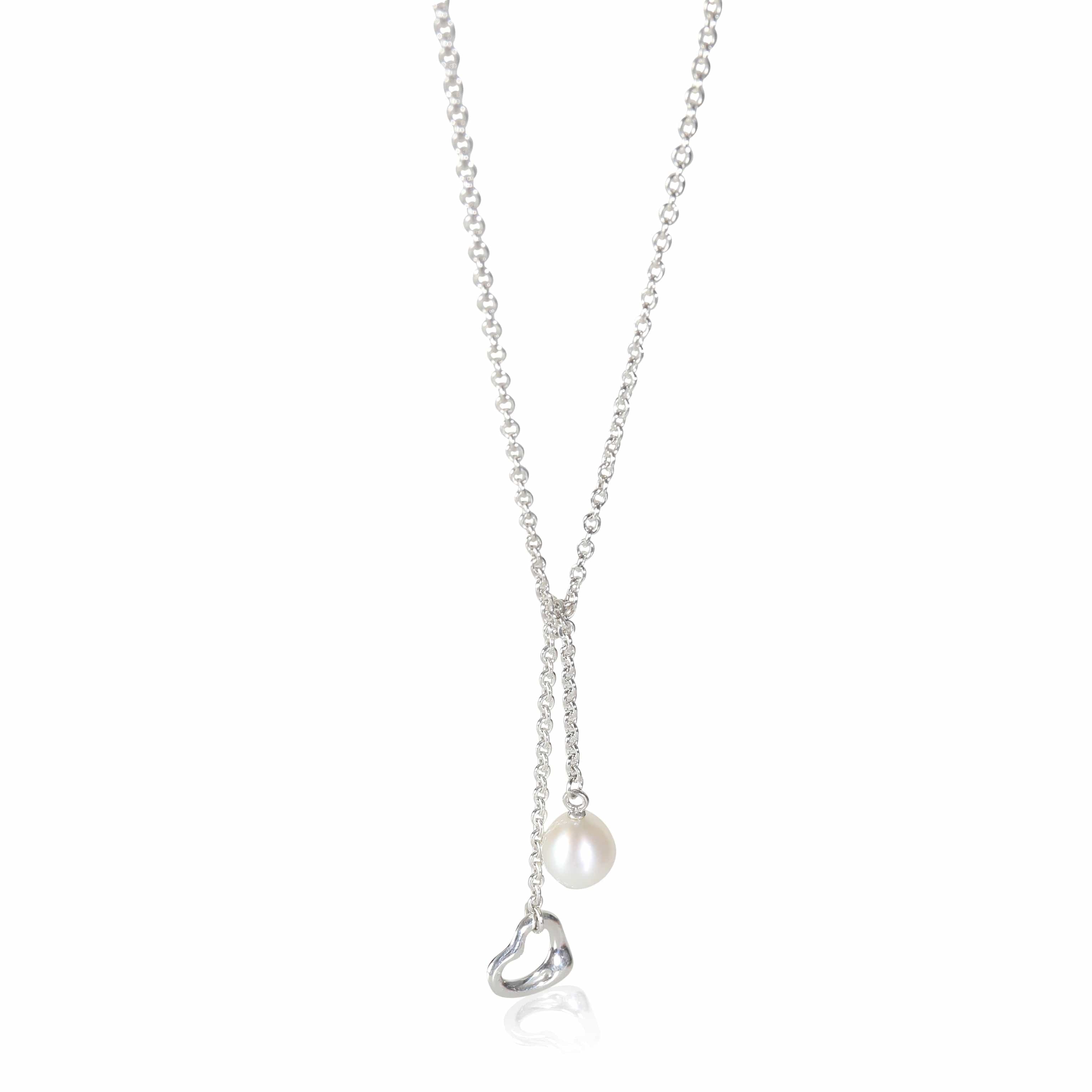 Tiffany & Co. Elsa Peretti Pearl Fashion Necklace in  Sterling Silver