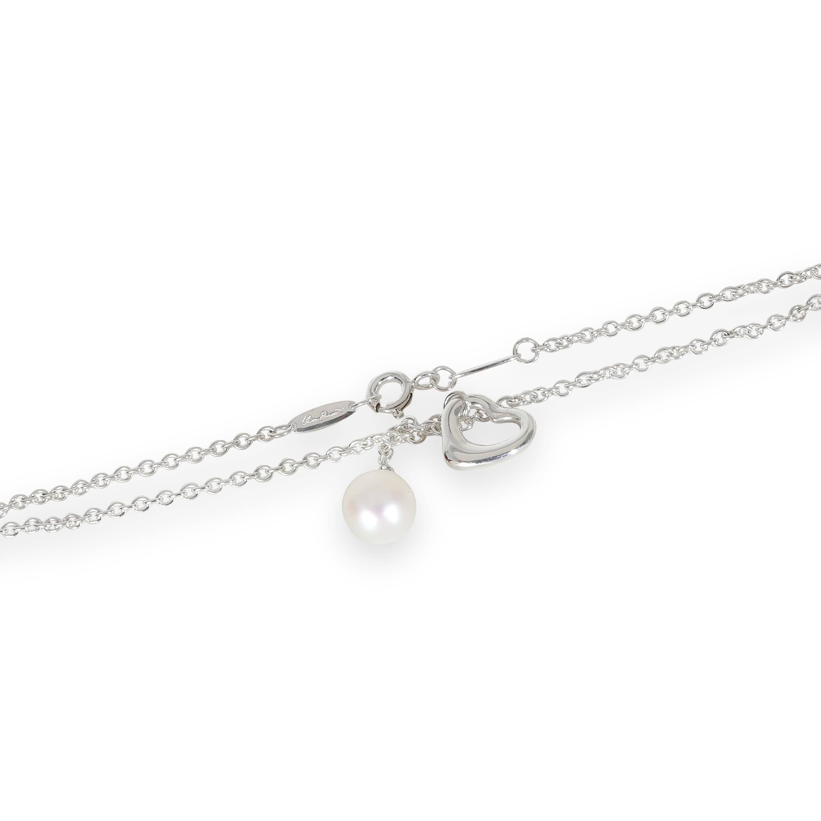 Tiffany & Co. Elsa Peretti Pearl Fashion Necklace in  Sterling Silver