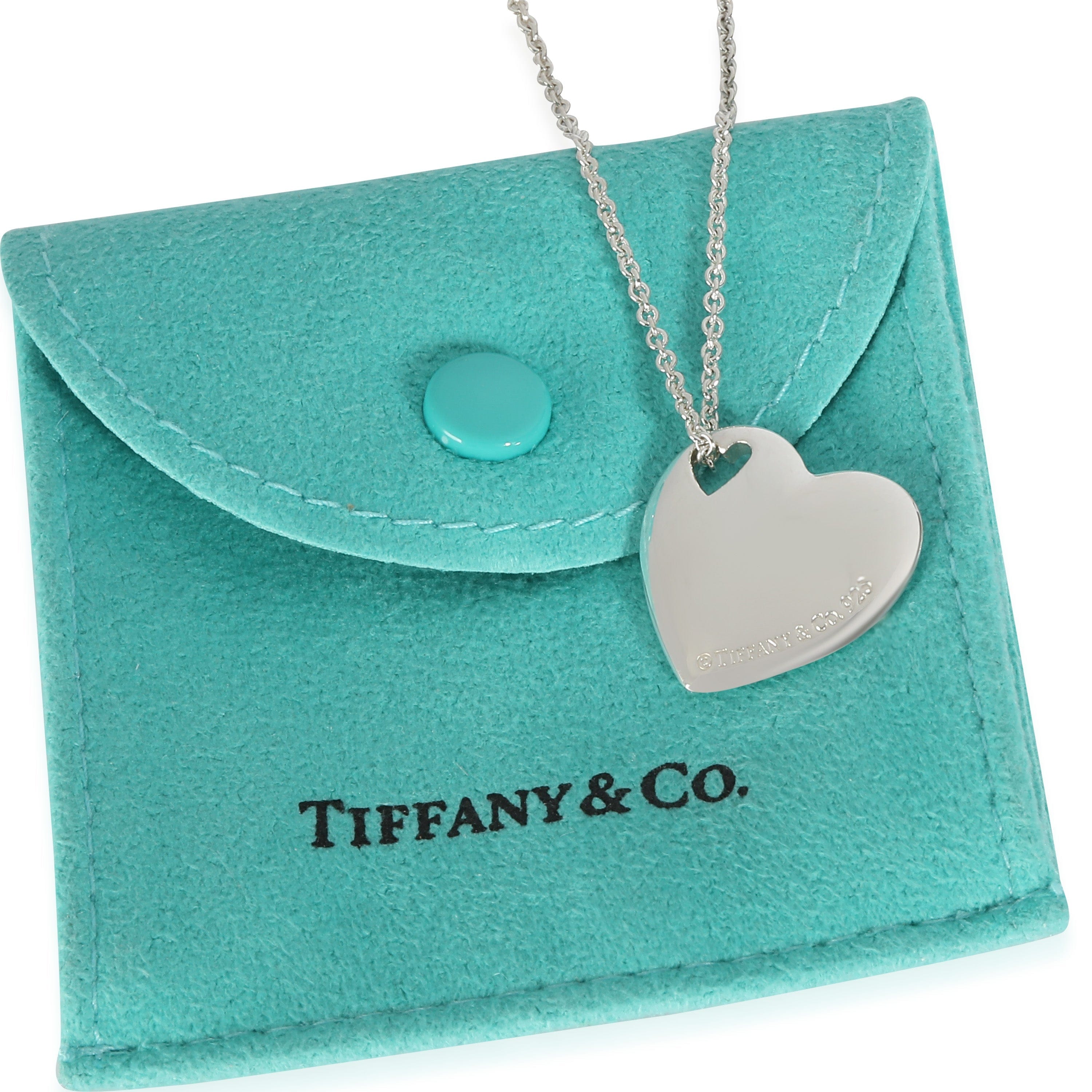 Tiffany & Co. Heart Cut Out Pendant in Sterling Silver