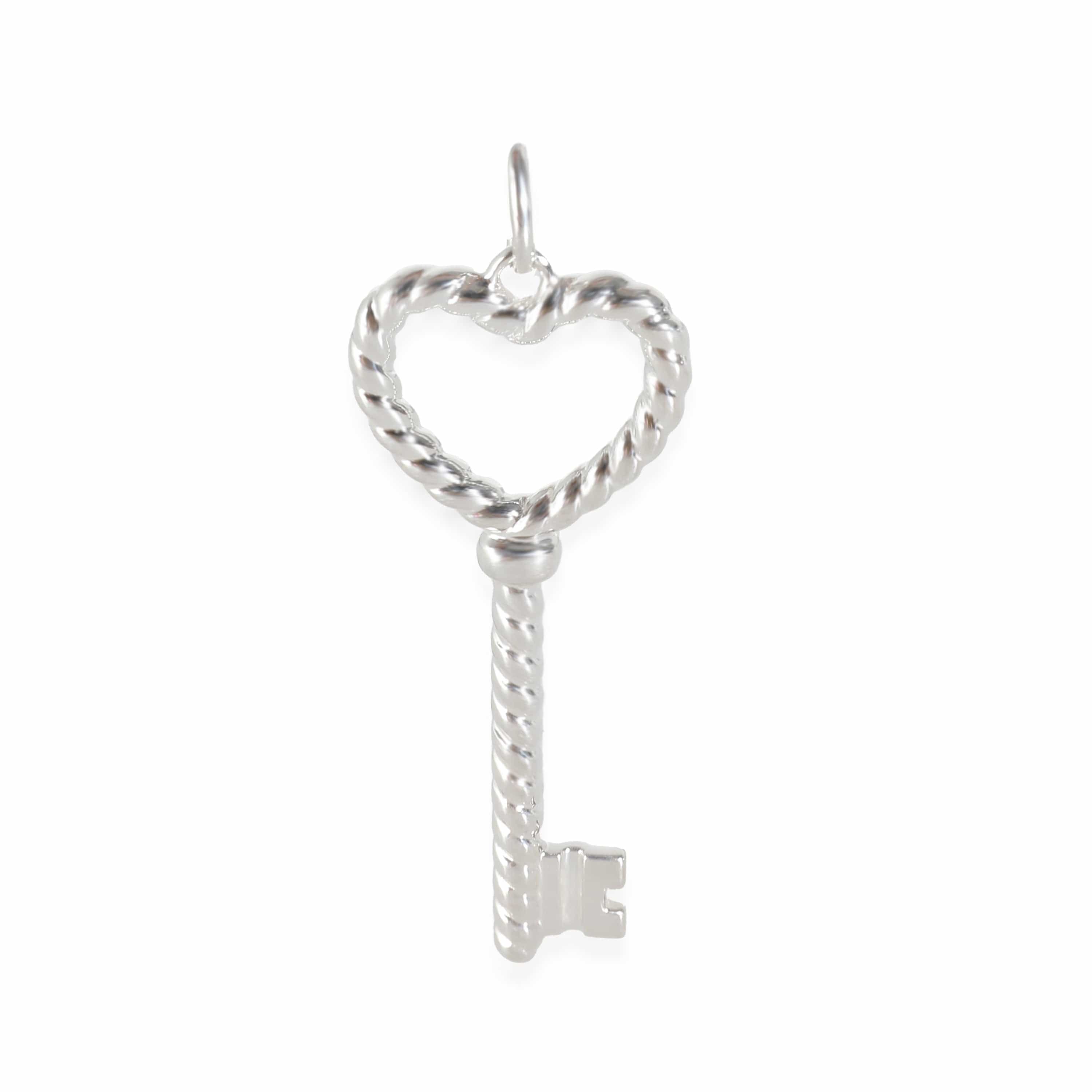 Tiffany & Co. Key Collection Twist Heart Key Pendant in Sterling Silver