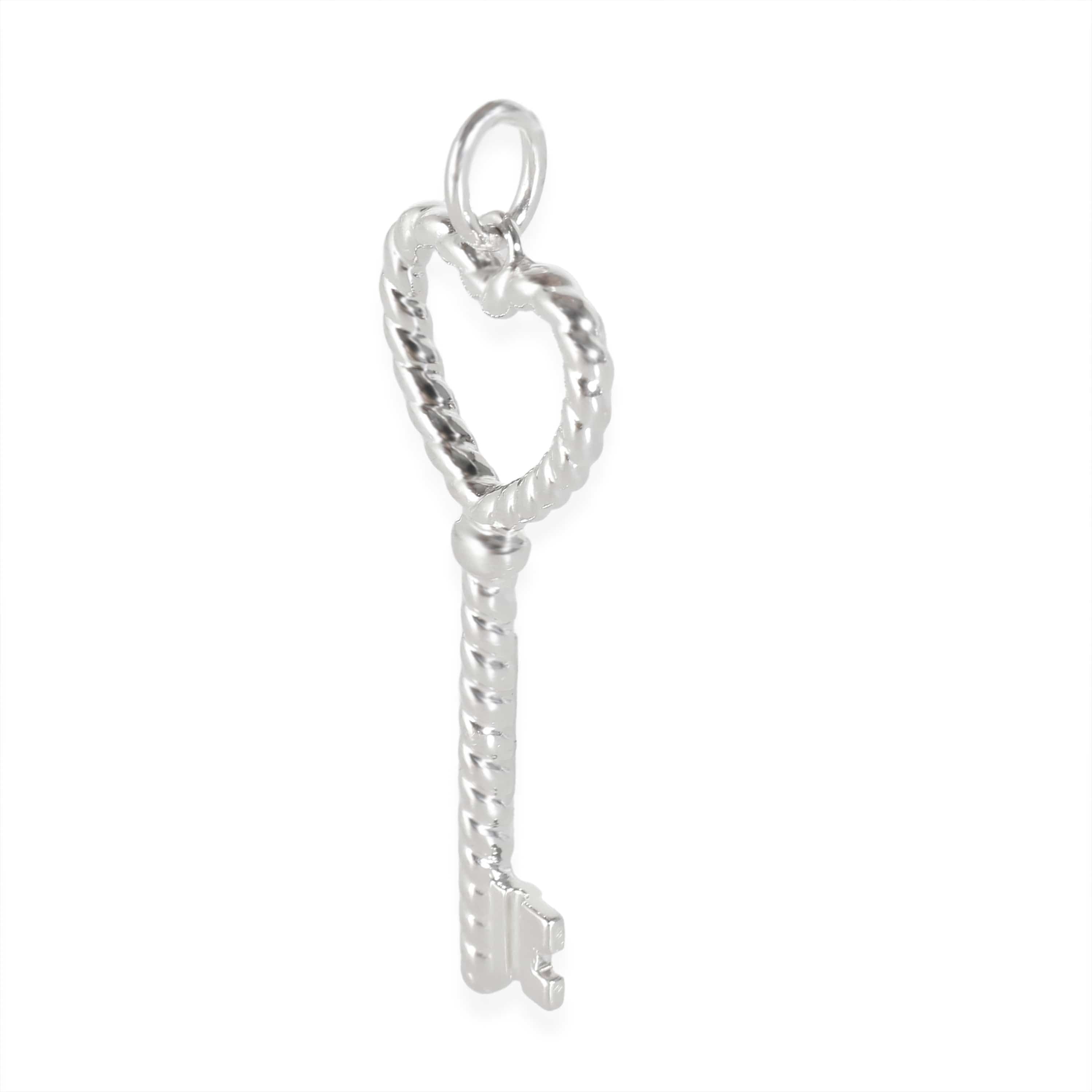 Tiffany & Co. Key Collection Twist Heart Key Pendant in Sterling Silver