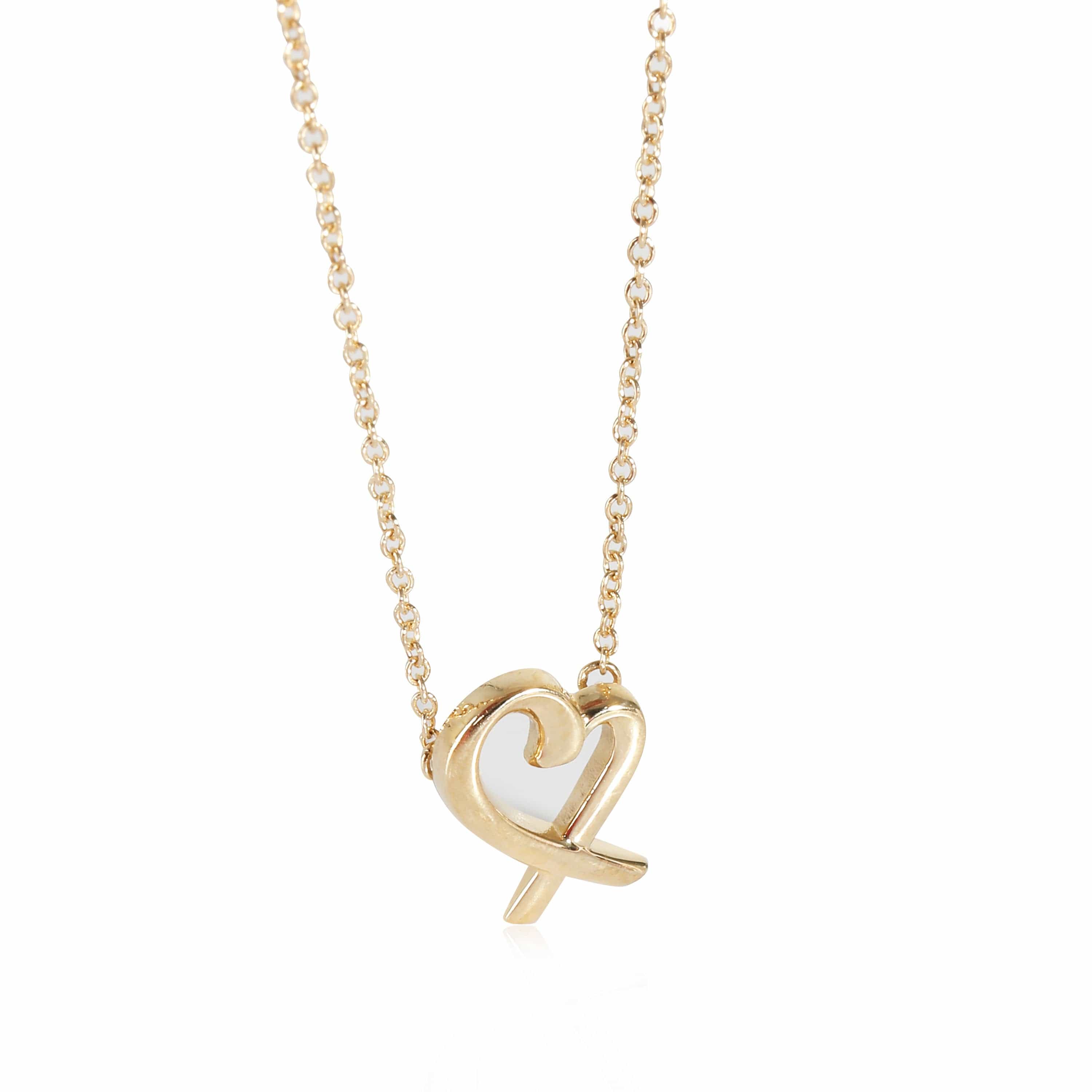 Tiffany & Co. Paloma Picasso Loving Heart Pendant in 18k Yellow Gold