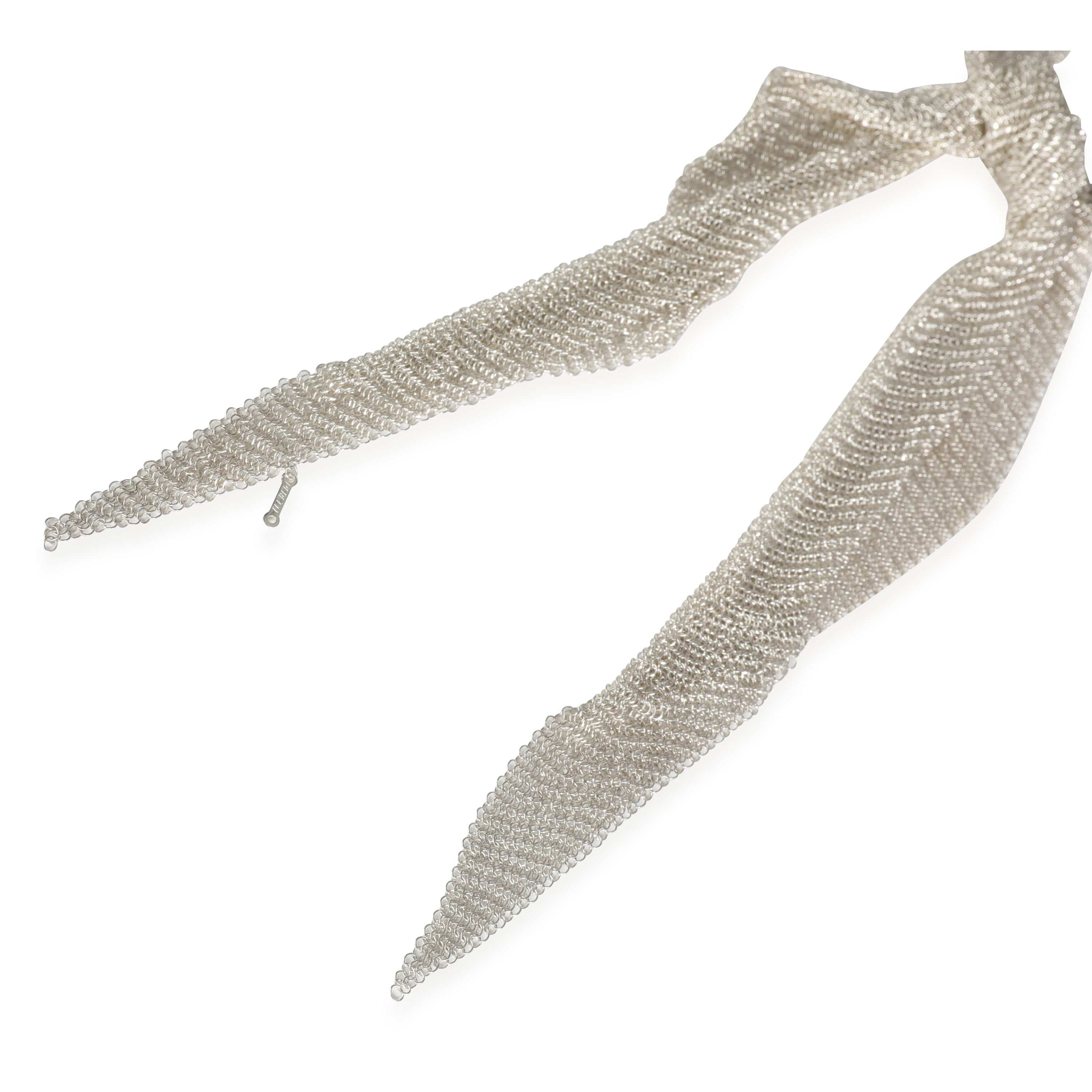 Tiffany & Co. Tiffany & Co. Elsa Peretti Mesh Scarf Necklace in Sterling Silver