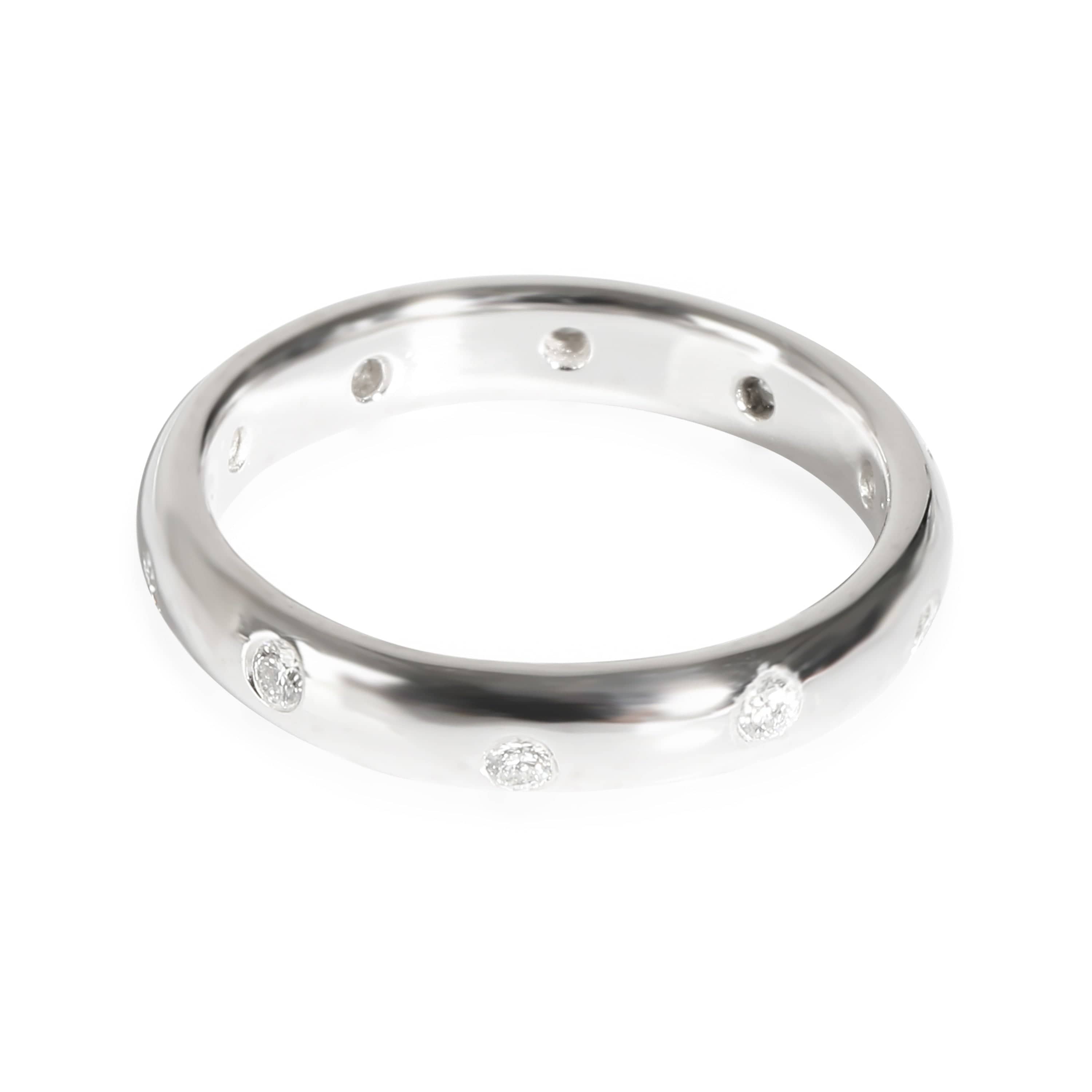 Tiffany & Co. Etoile Wedding Band in  Platinum 0.22 CTW