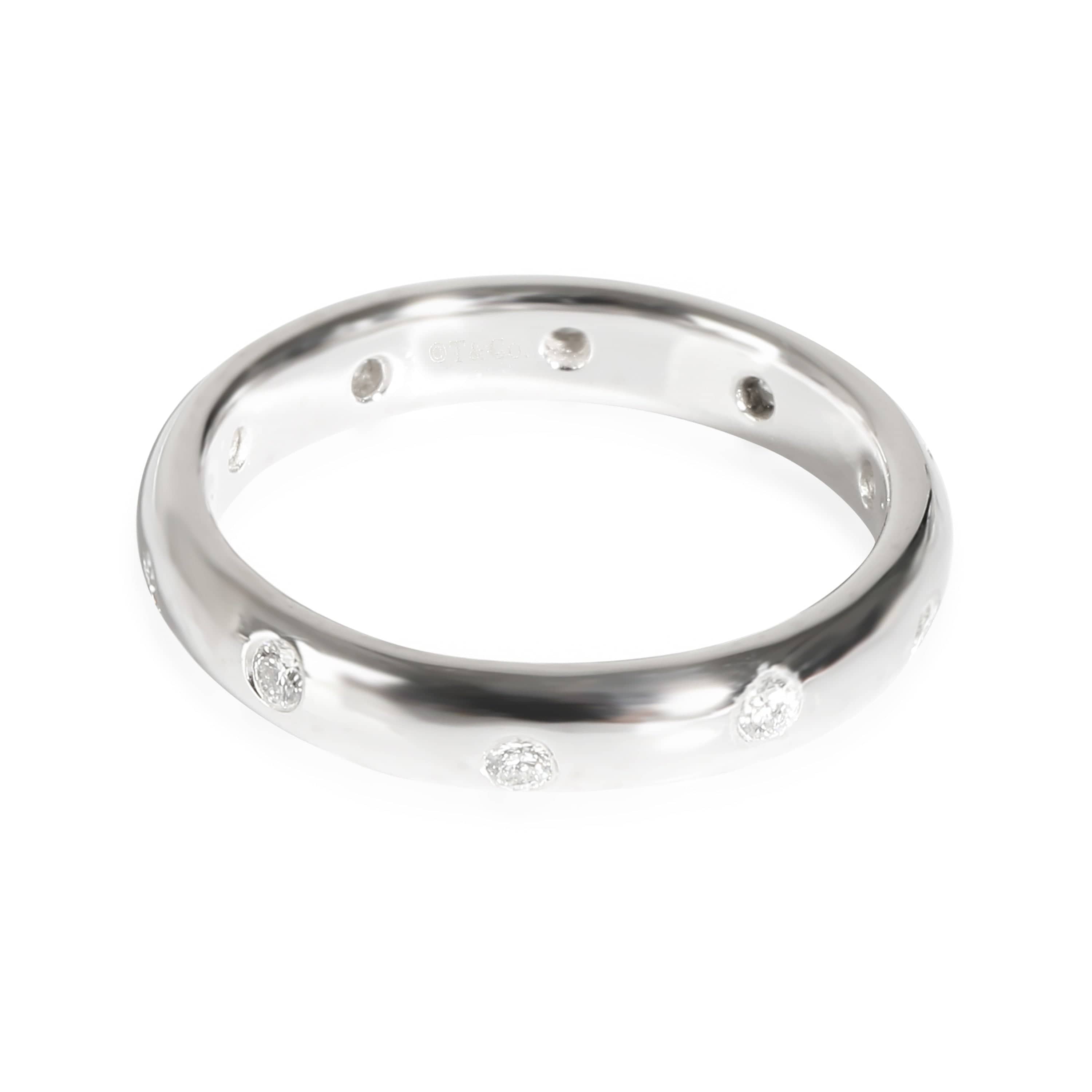 Tiffany & Co. Etoile Wedding Band in  Platinum 0.22 CTW