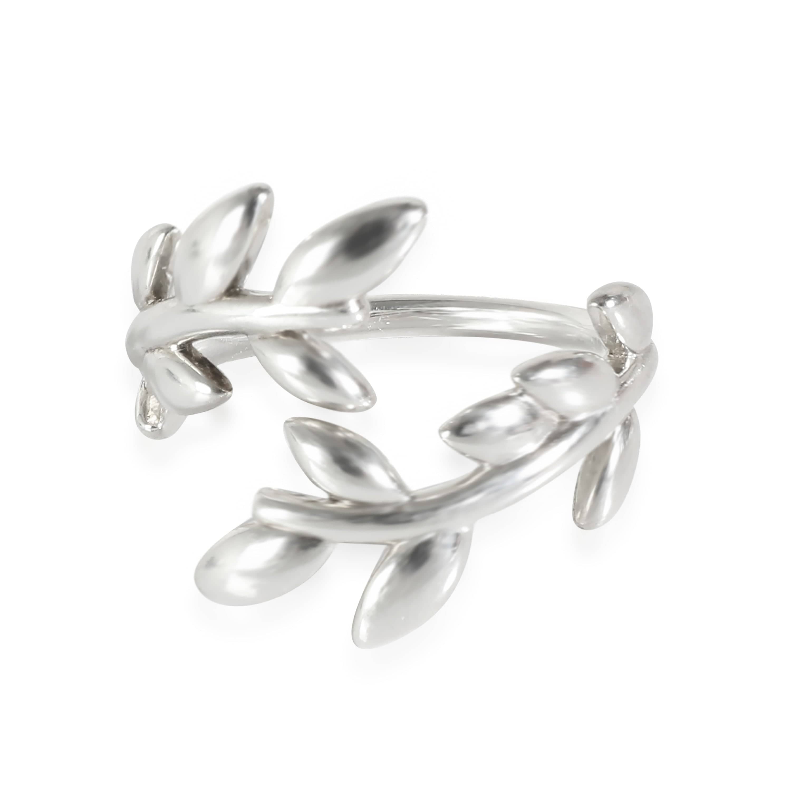 Tiffany & Co. Paloma Picasso Olive Leaf Ring in Sterling Silver