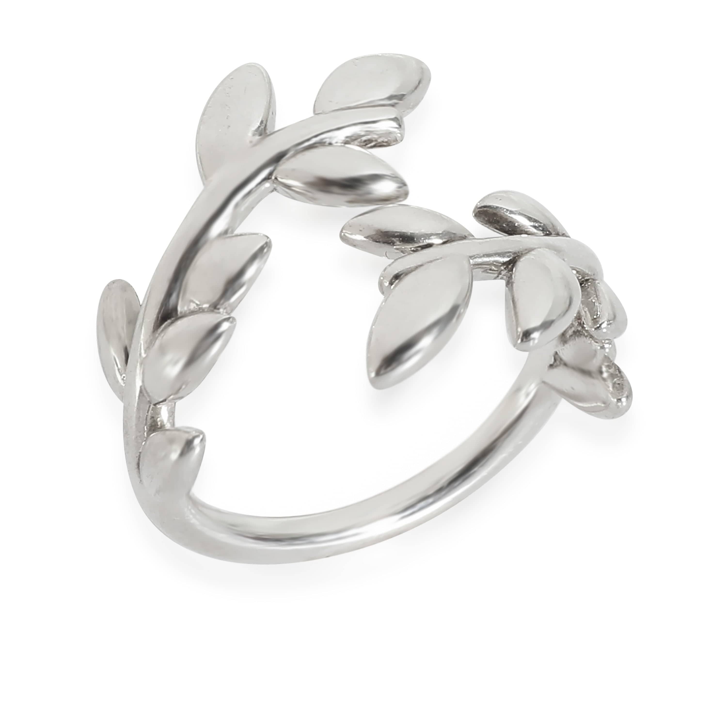 Tiffany & Co. Paloma Picasso Olive Leaf Ring in Sterling Silver