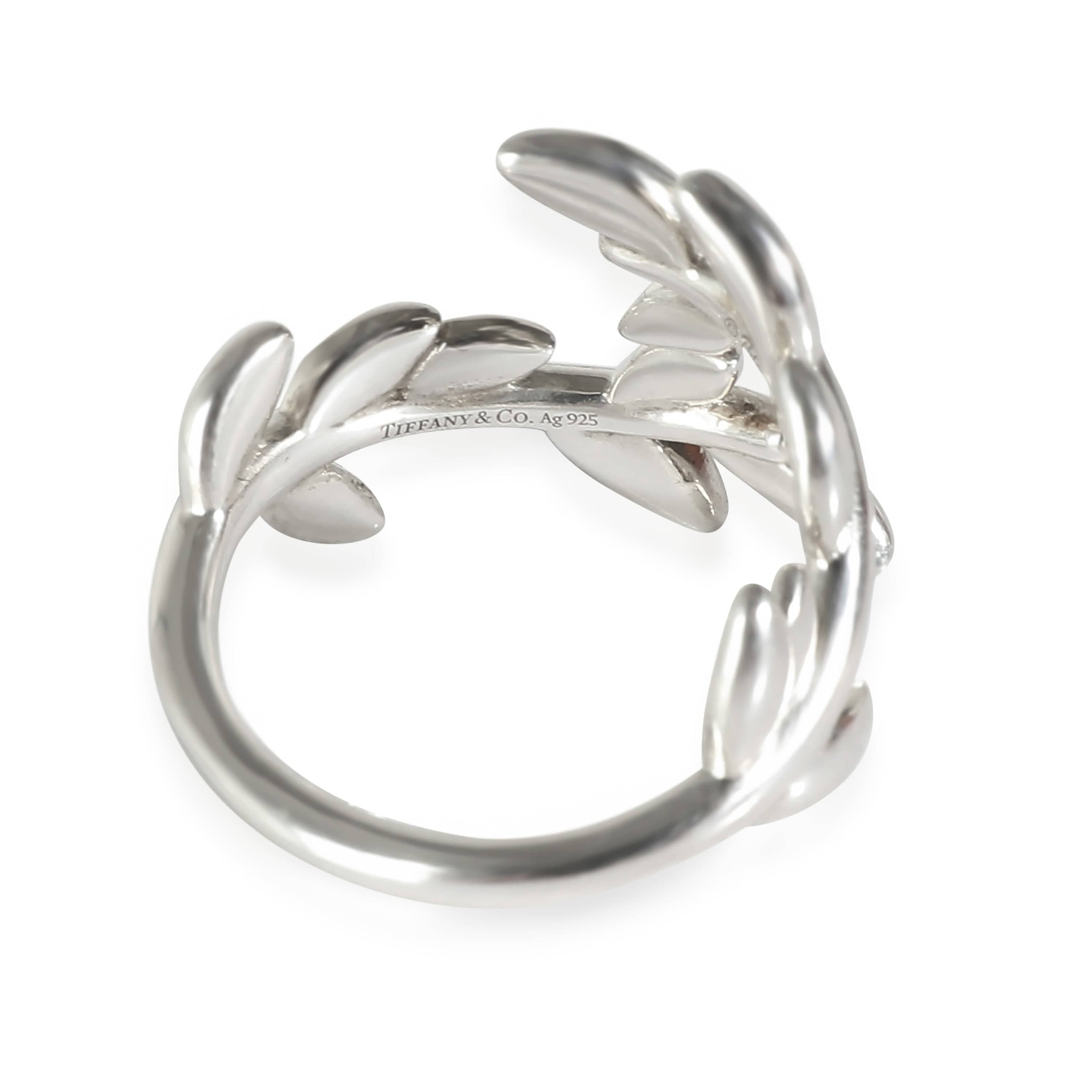 Tiffany & Co. Paloma Picasso Olive Leaf Ring in Sterling Silver