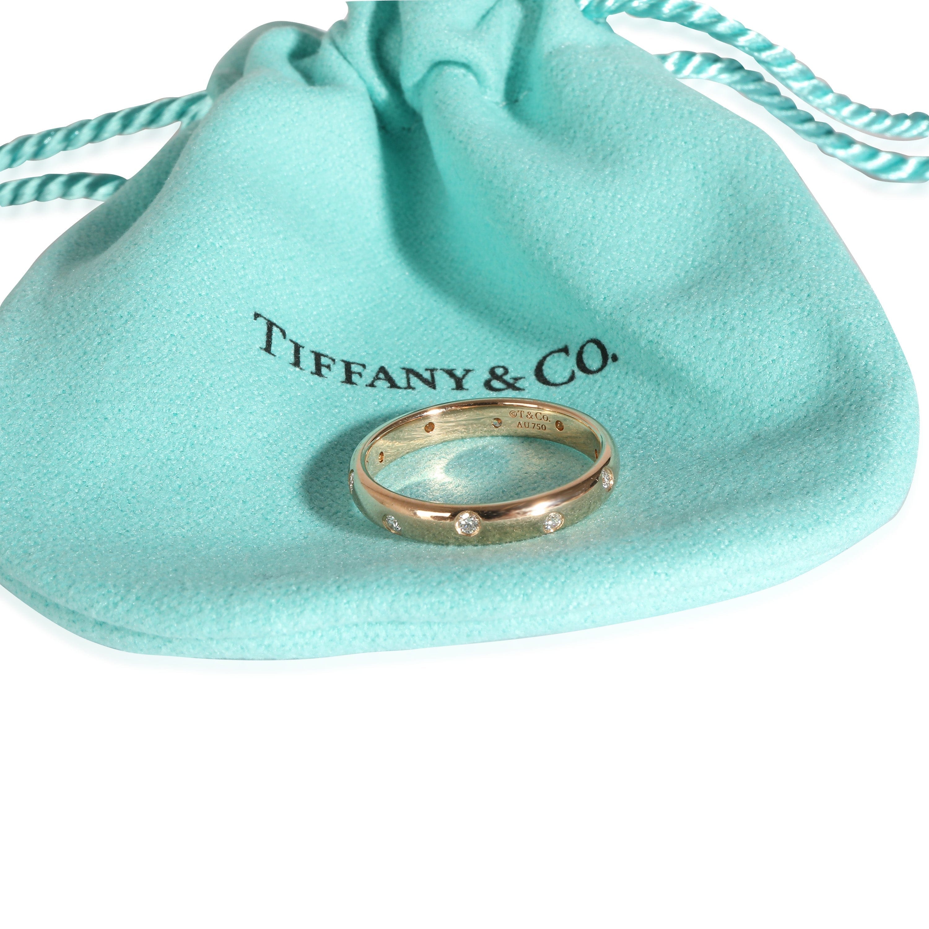 Tiffany & Co. Tiffany & Co. Etoile Band in 18k Rose Gold 0.1 CTW