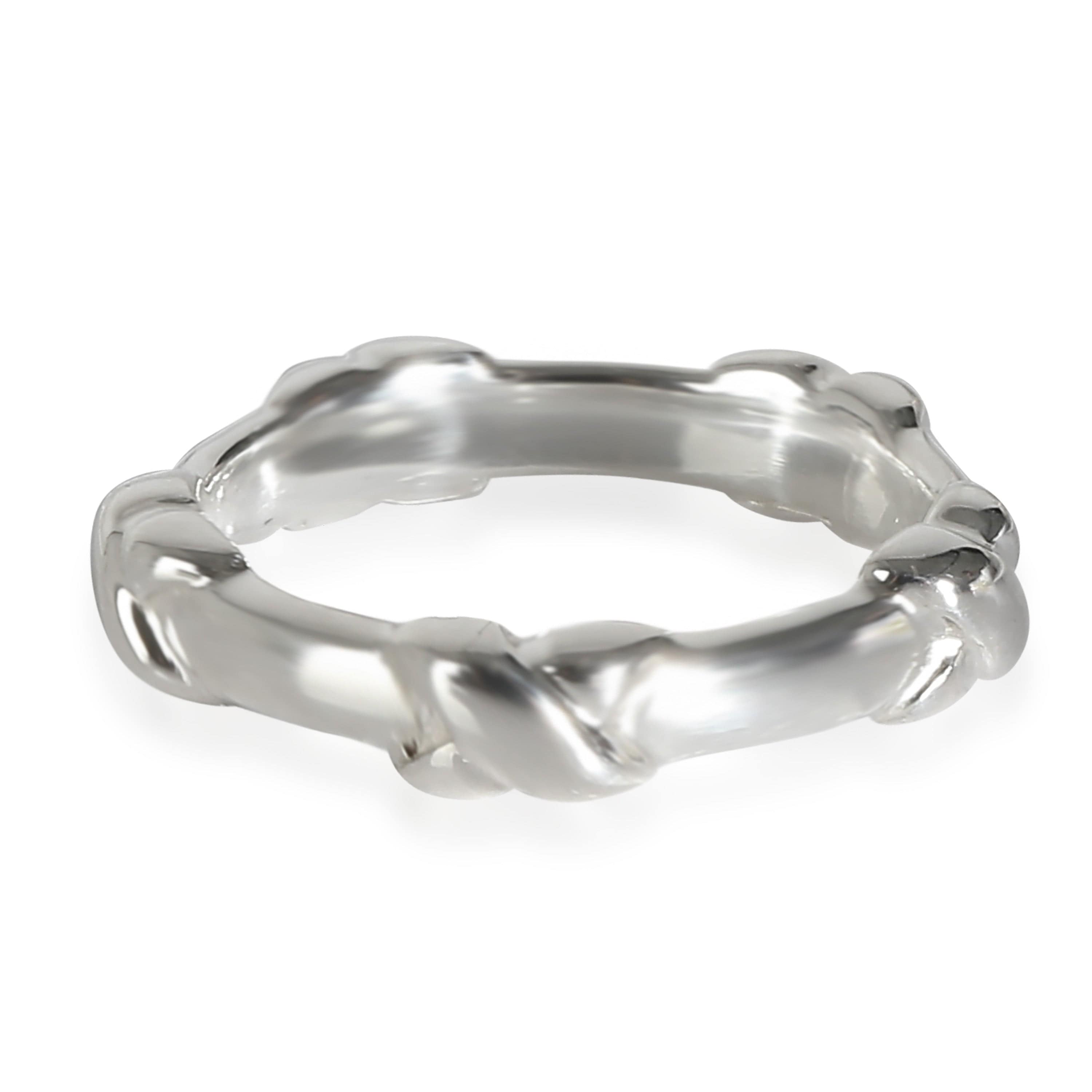 Tiffany & Co. Tiffany & Co. Signature X Station Band in Sterling Silver