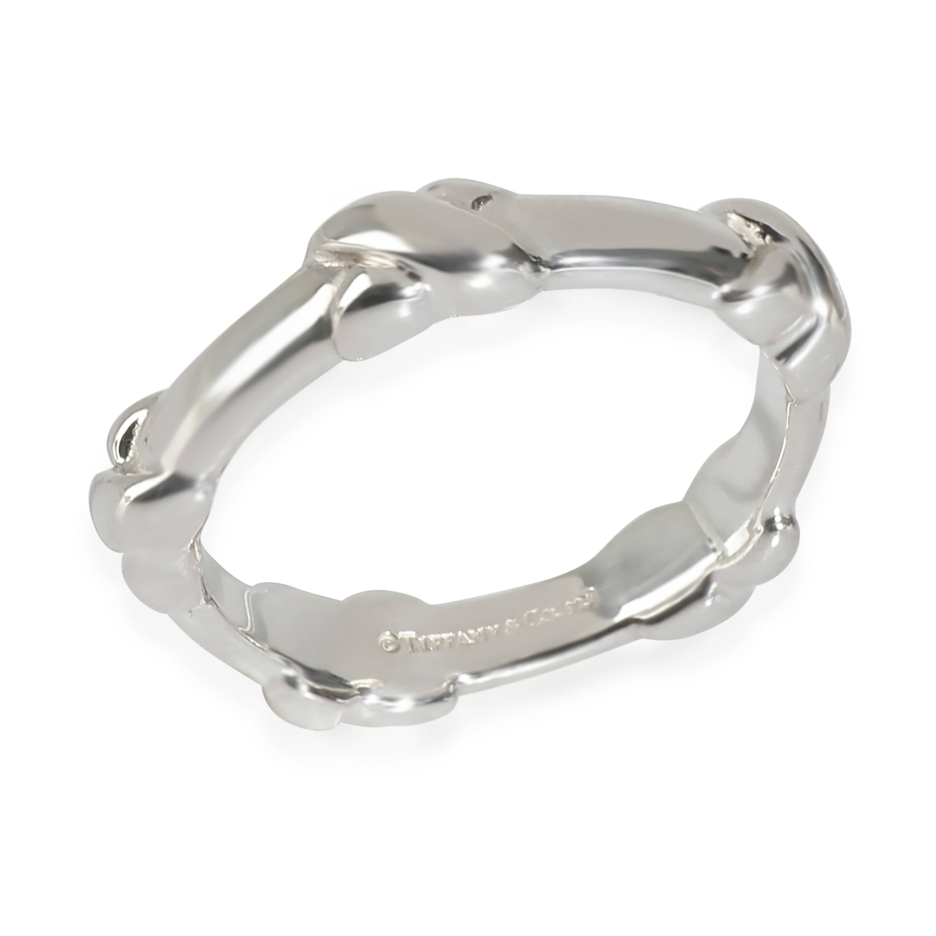 Tiffany & Co. Tiffany & Co. Signature X Station Band in Sterling Silver