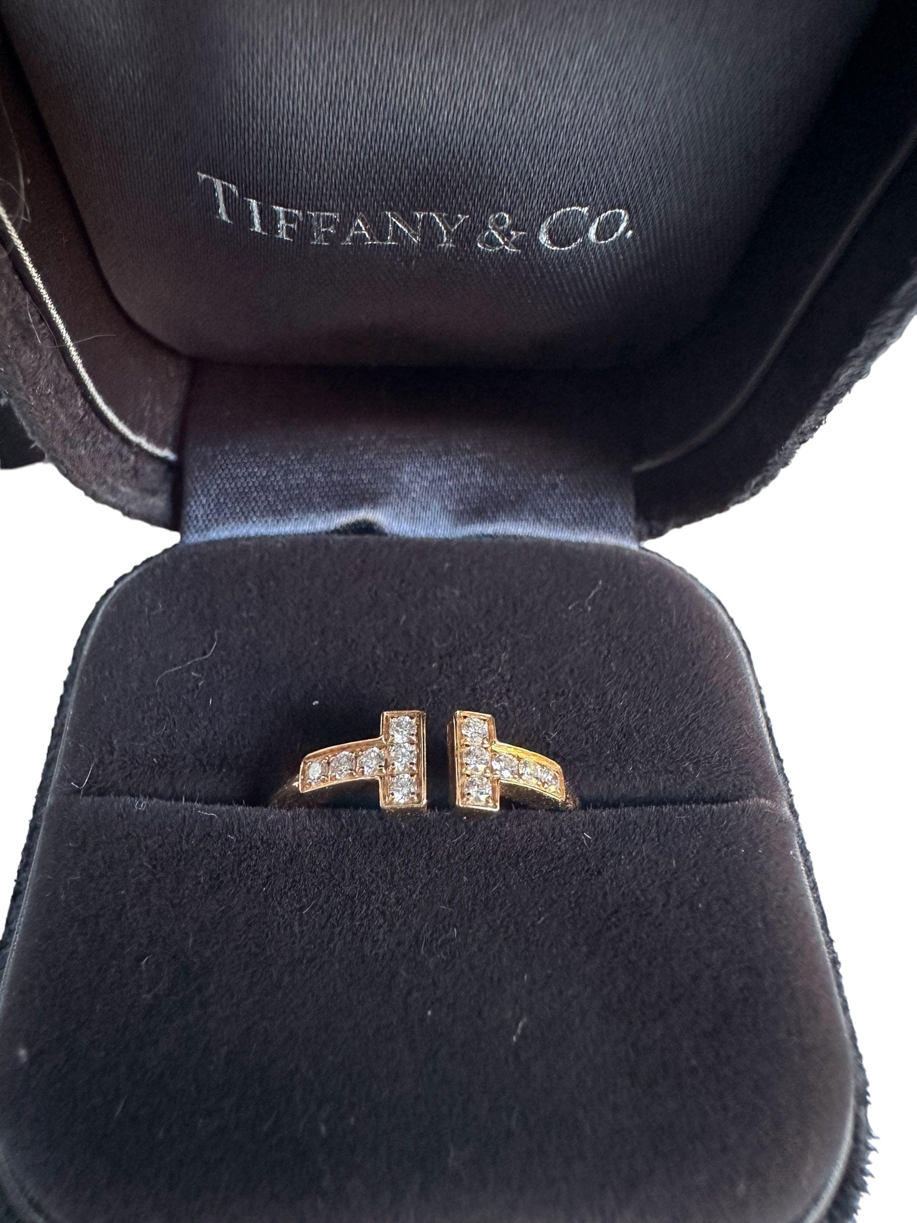 Tiffany Tiffany T Wire Diamond RG Ring #13