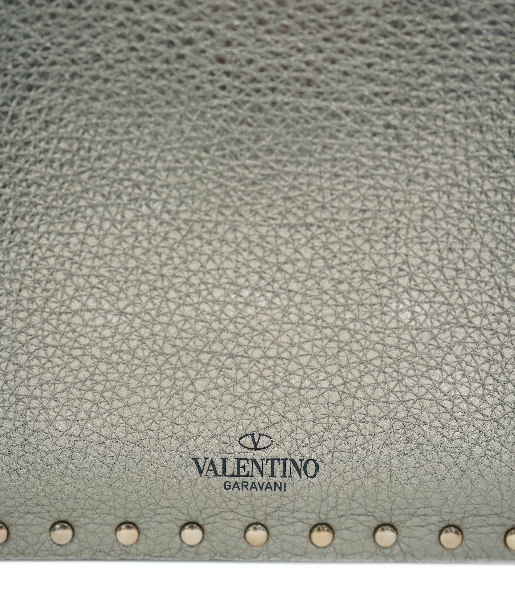 Valentino Valentino Bronze Rockstud Metallic Clutch ALC0988