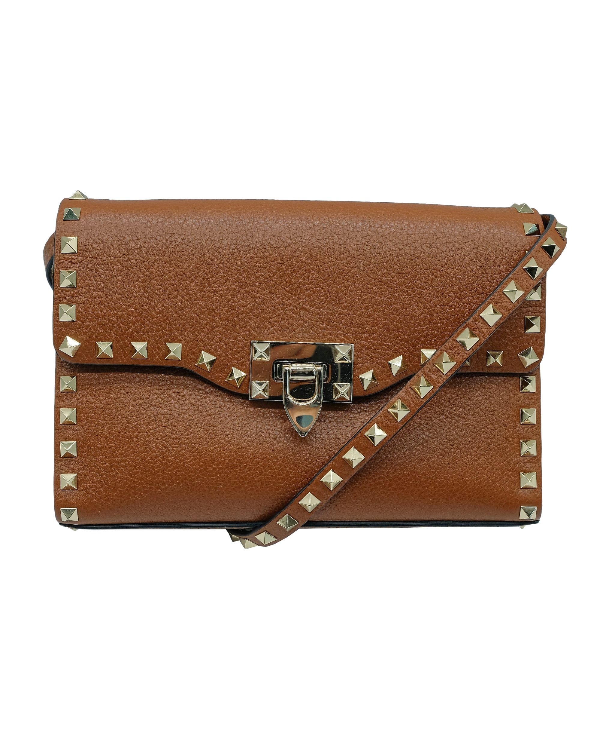 Valentino Valentino Brown Rockstud Crossbody RJC2198