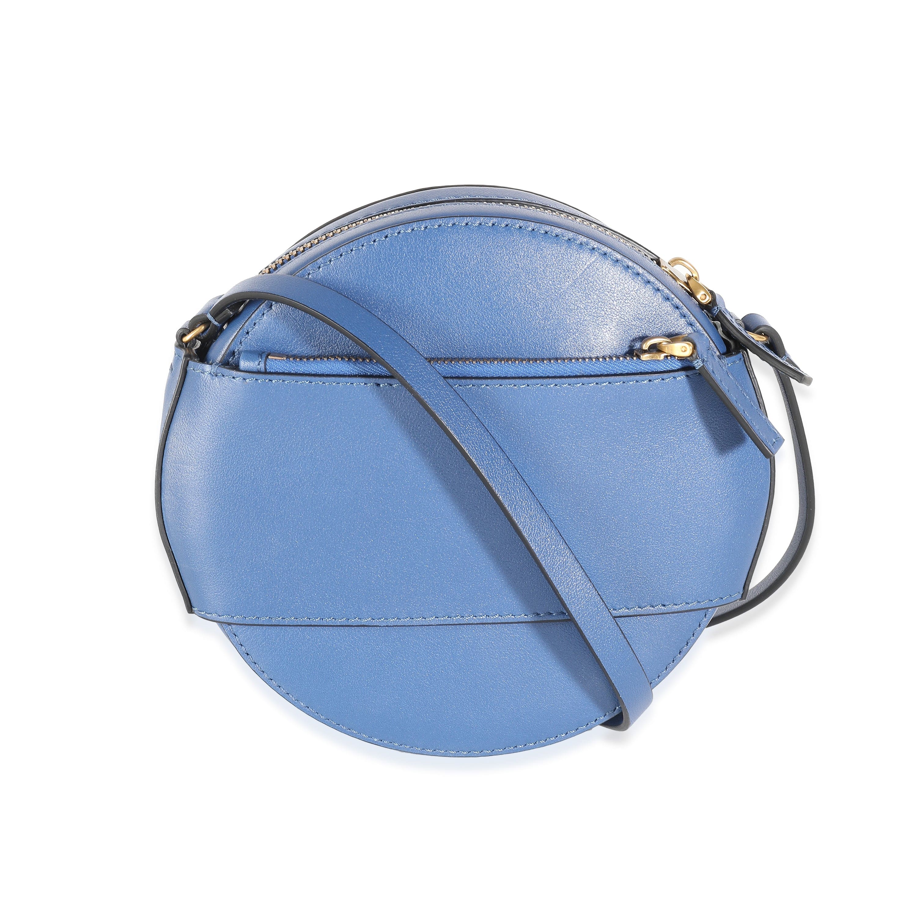 Valentino Valentino Garavani Calfskin VLogo Round Crossbody Bag