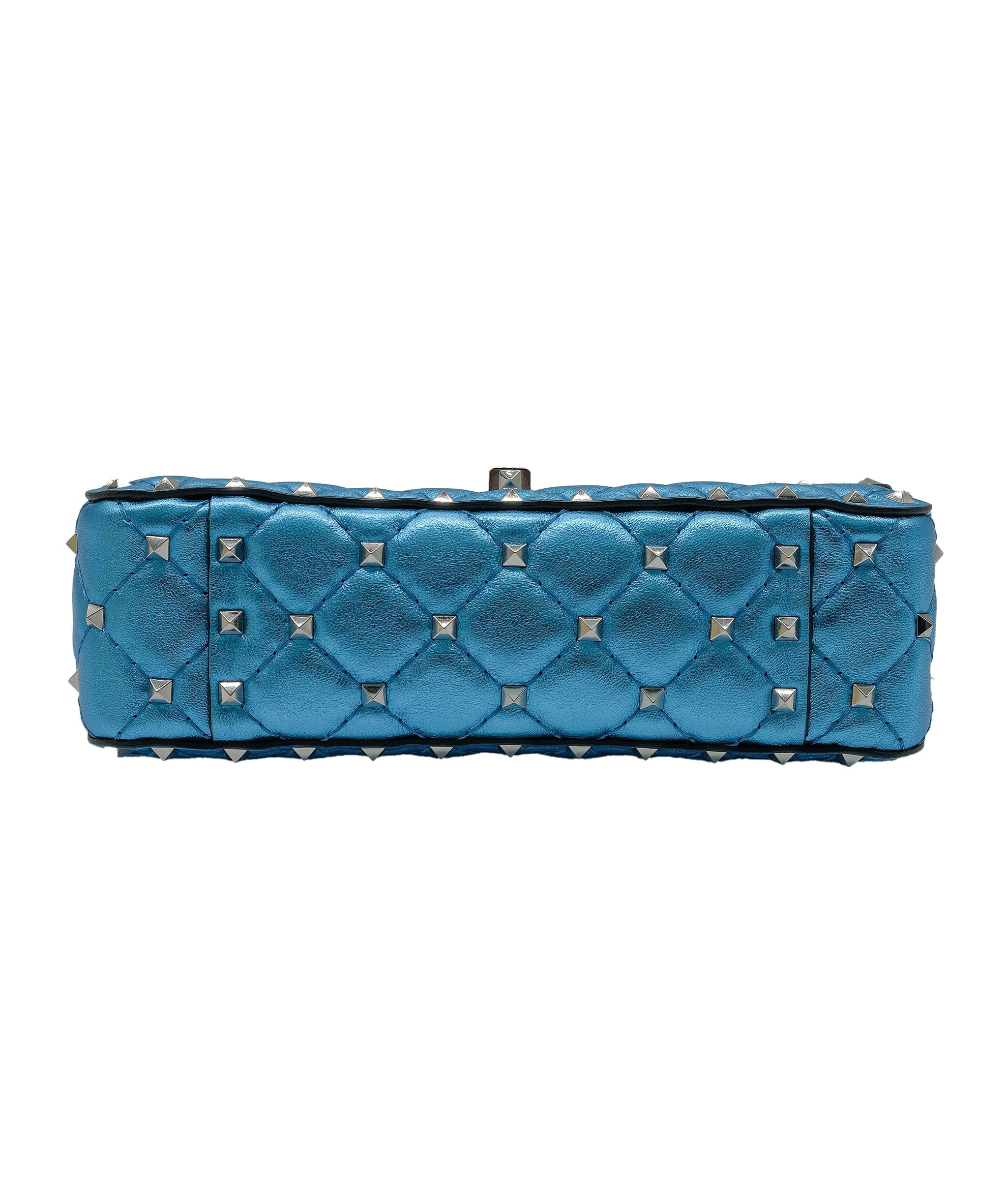 Valentino Valentino Rockstud Metallic Blue Bag RJC3757