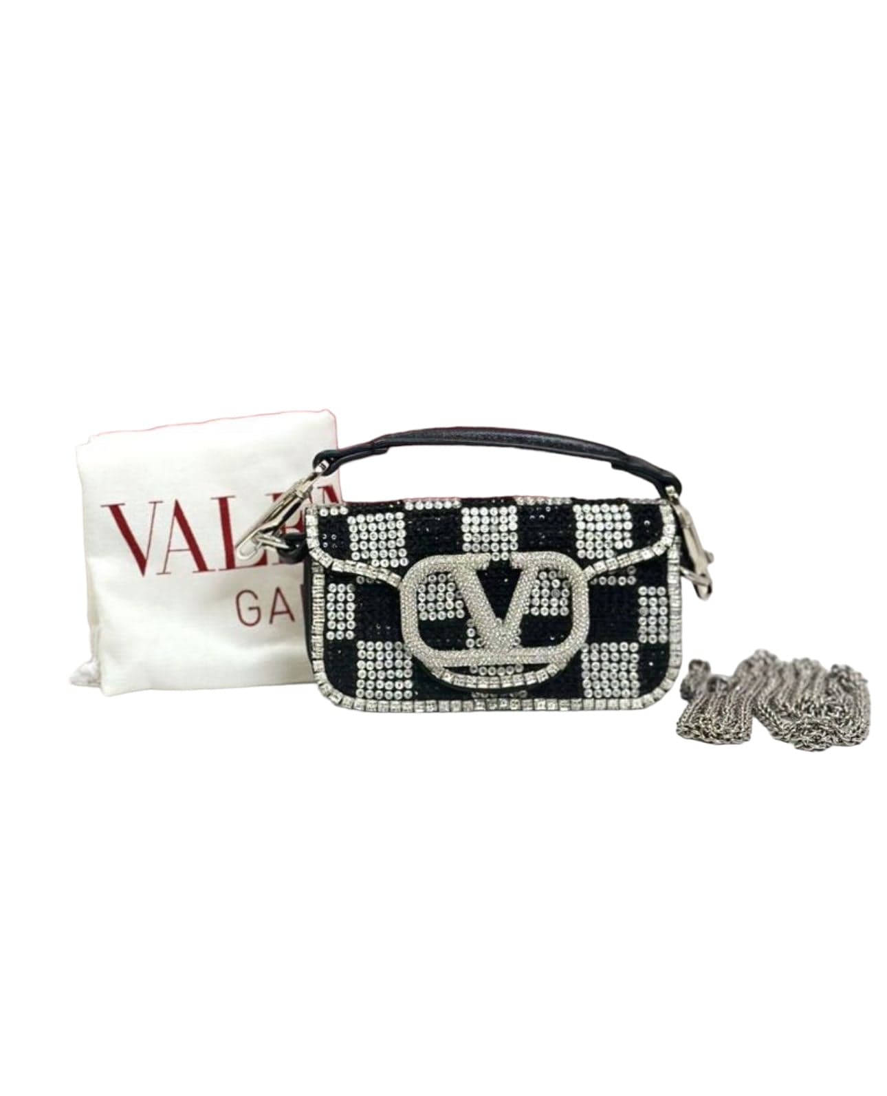 Valentino Valentino Diamond Micro V Bag