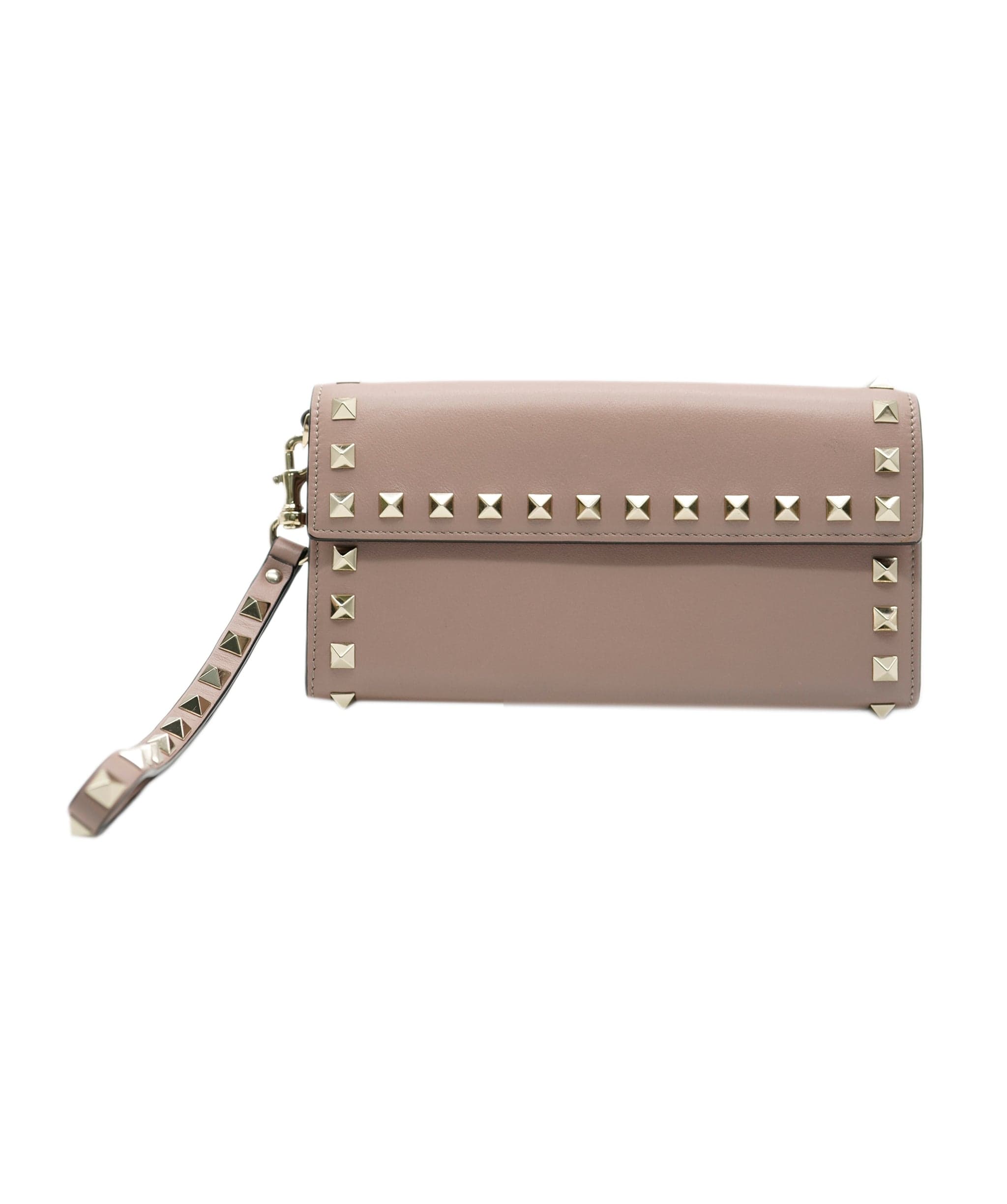 Valentino V Valentino Studded Wallet Pink ALL0479