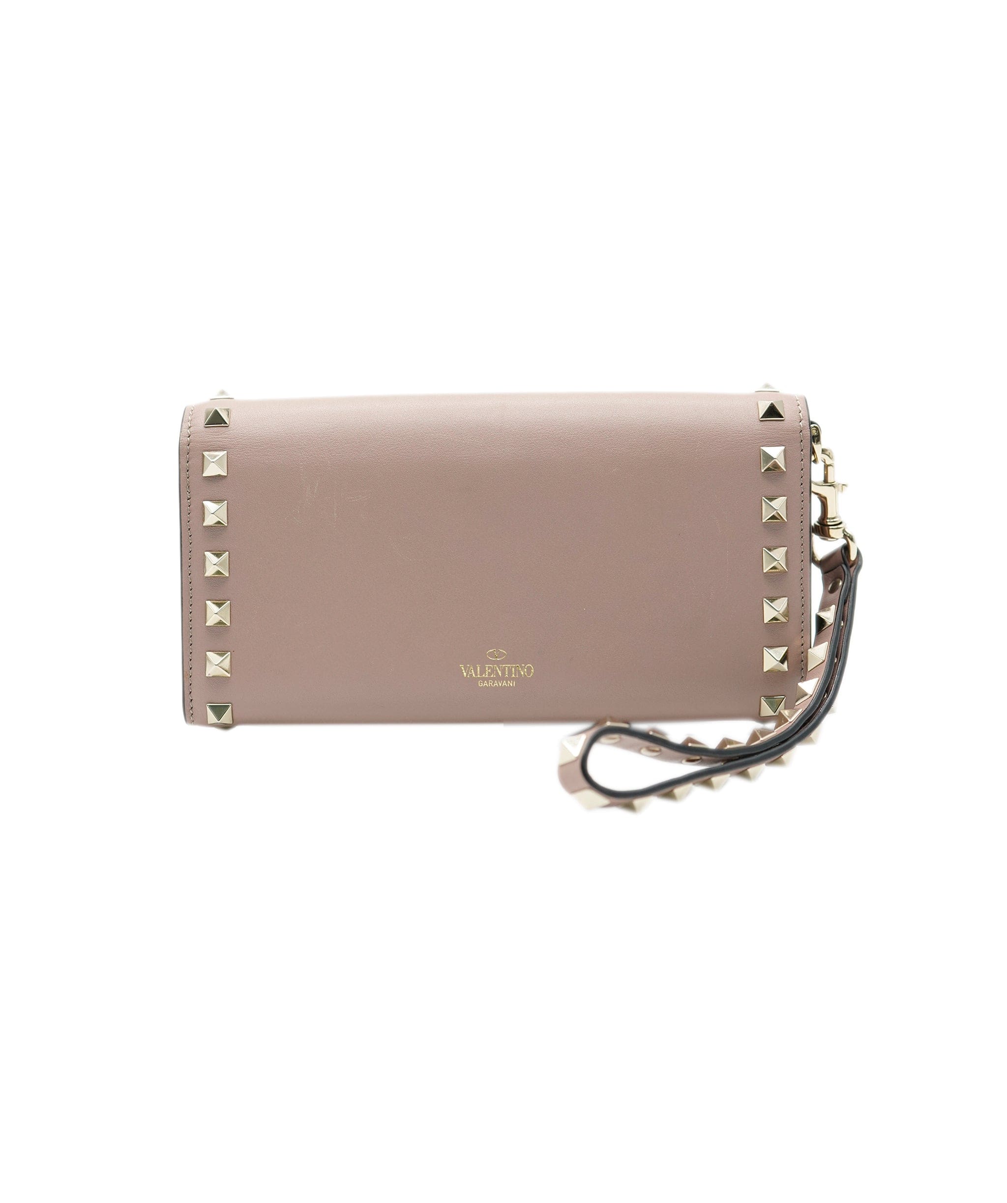 Valentino V Valentino Studded Wallet Pink ALL0479