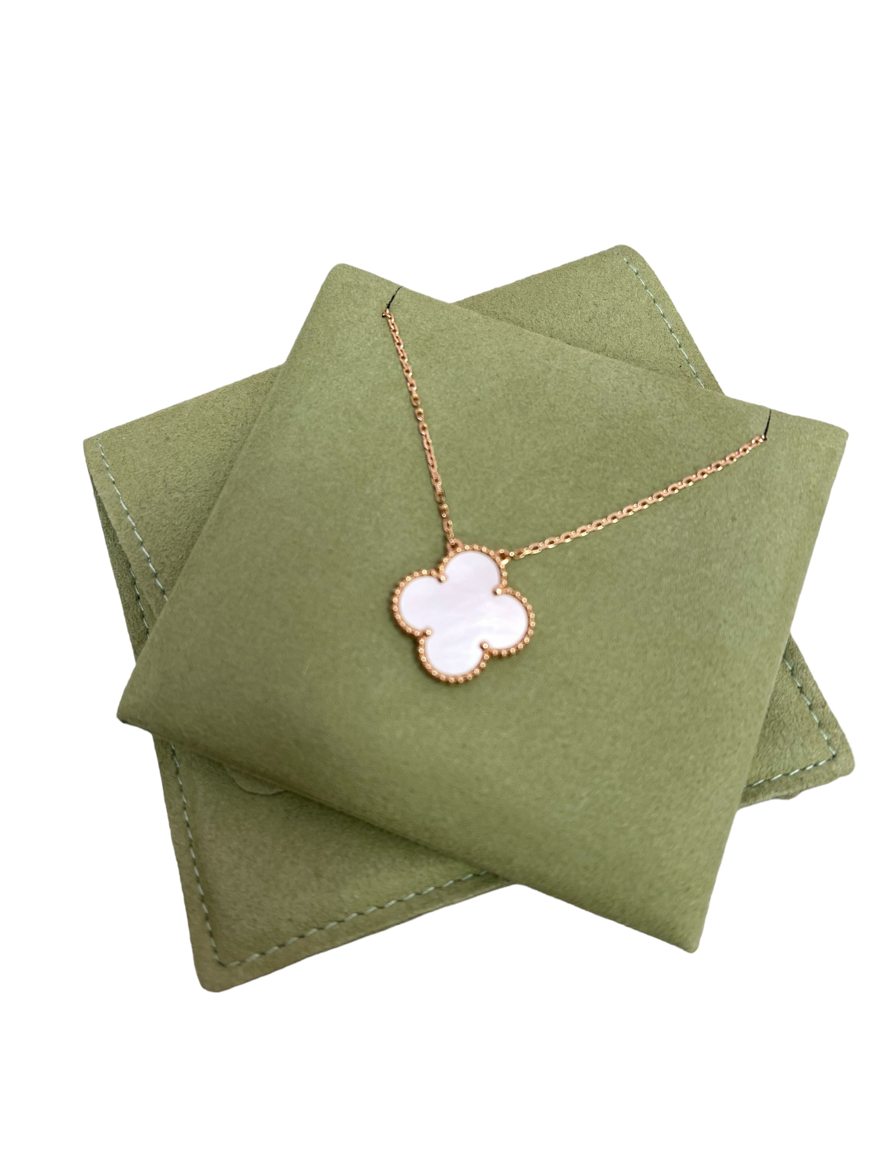 Van Cleef & Arpels Van Cleef & Arpels Ginza Limited Edition Magic Alhambra MOP RG Necklace SKC1849