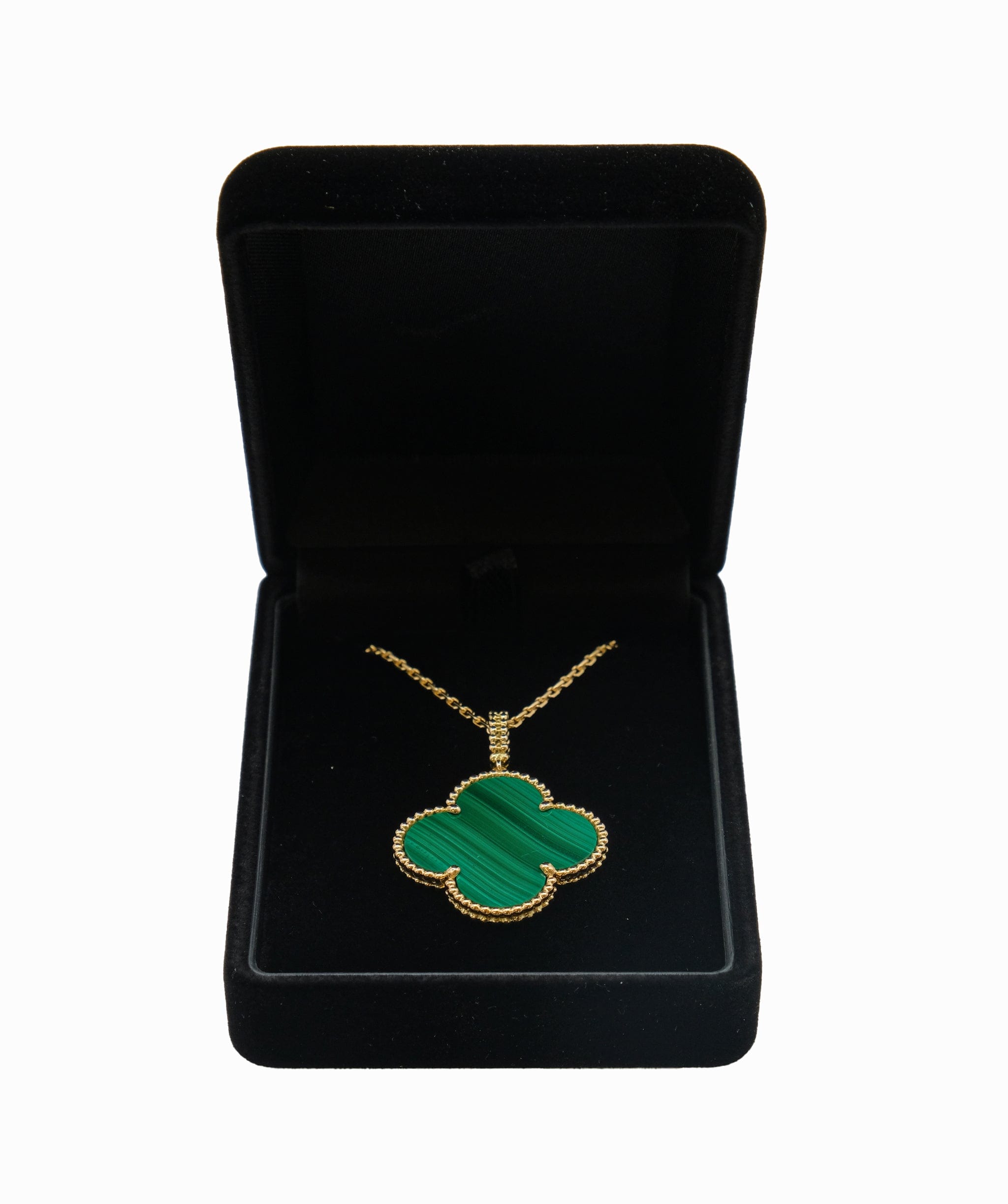 Van Cleef & Arpels Van Cleef & Arpels Magic Alhambra Malachite Long Necklace 90cm K18 YG	 DXBS0437