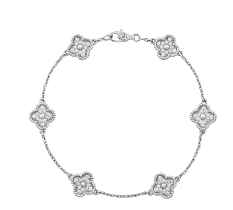 Van Cleef & Arpels Van Cleef & Arpels Sweet Alhambra 6-Motif Diamond WG Bracelet SKC1733