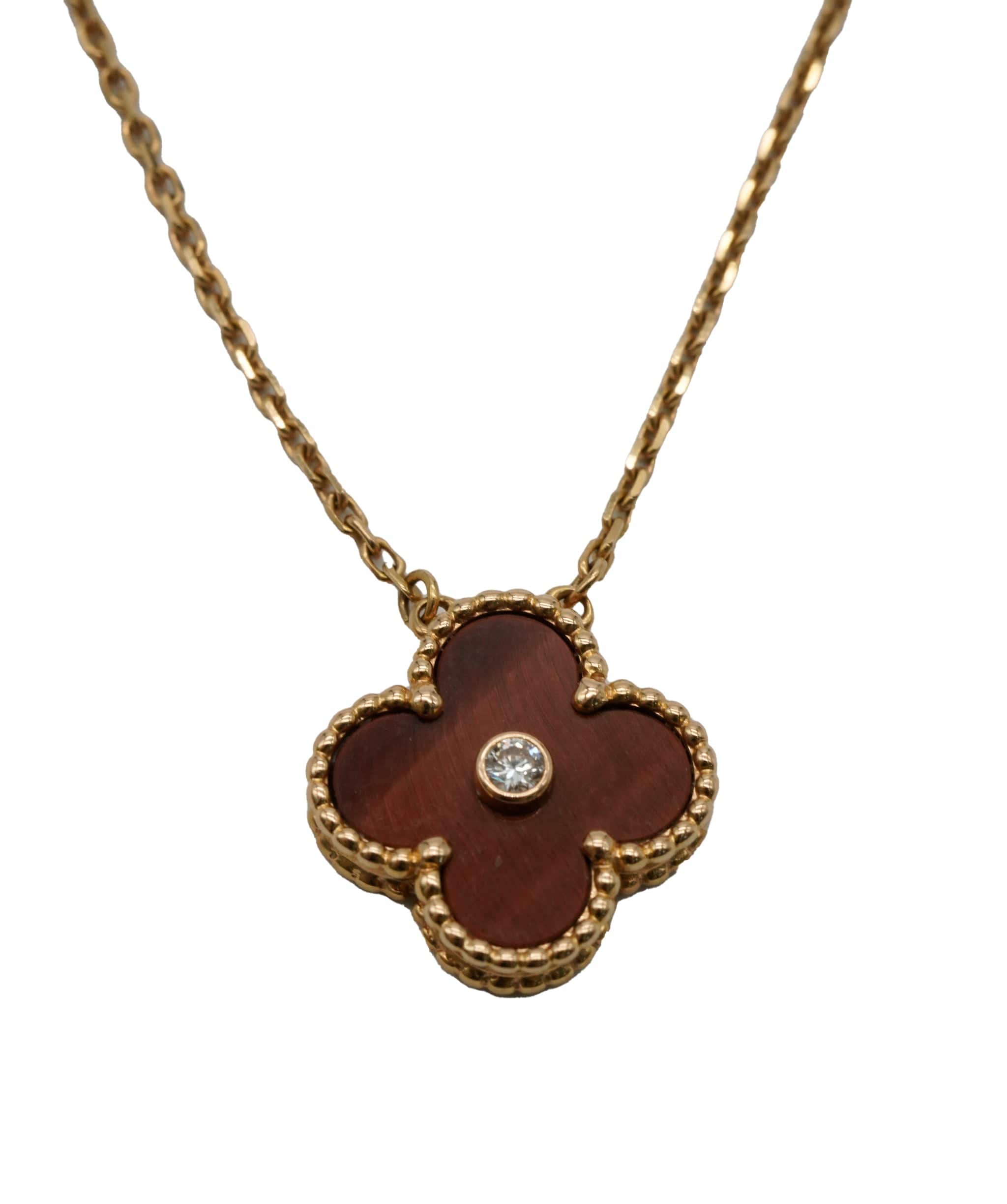 Van Cleef & Arpels Van Cleef & Arpels Vintage Alhambra 2017 Holiday Pendant "Bull's Eye"  Yellow gold ASL10191