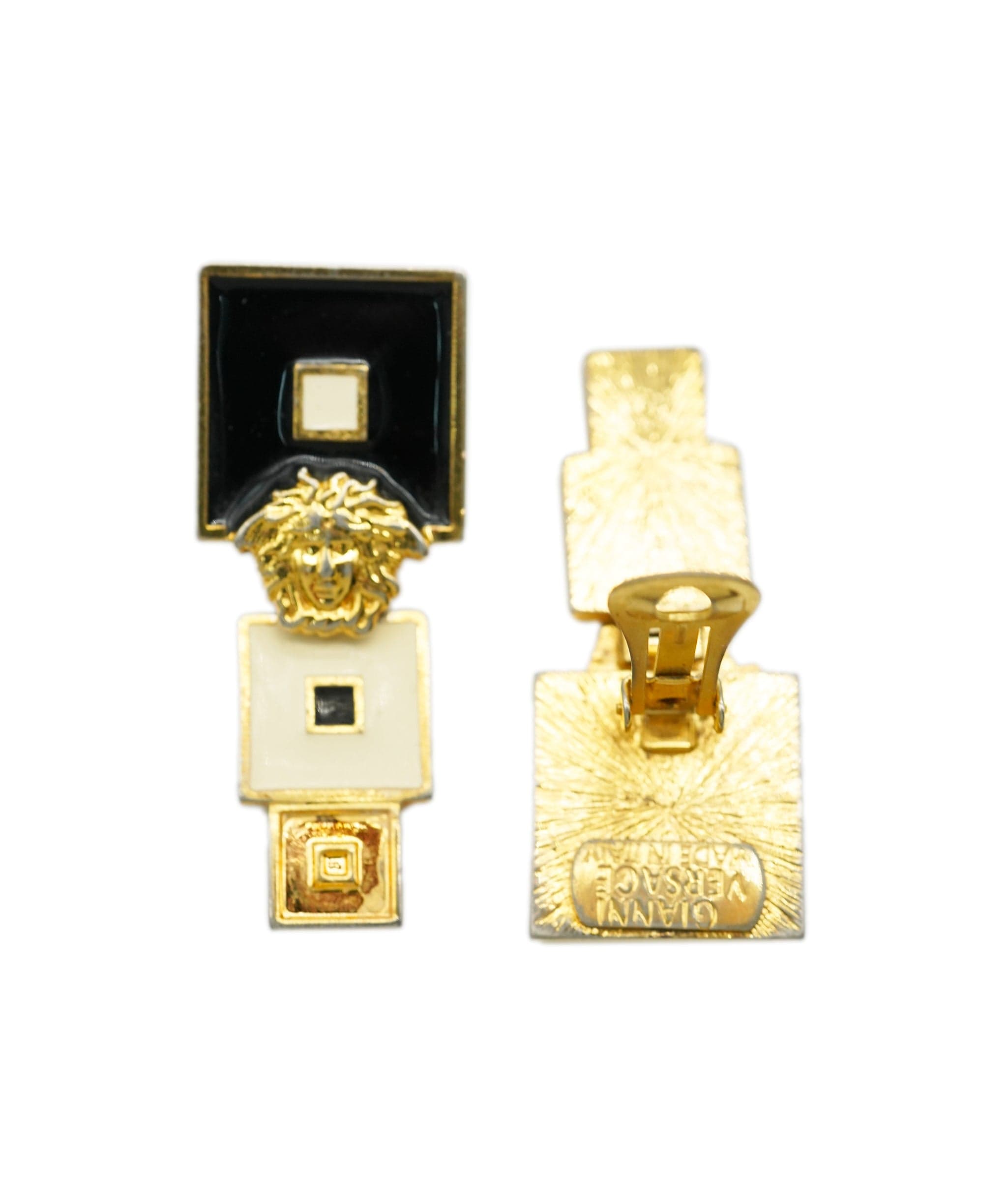 Versace Versace gold/black earring 90's- AWL1865